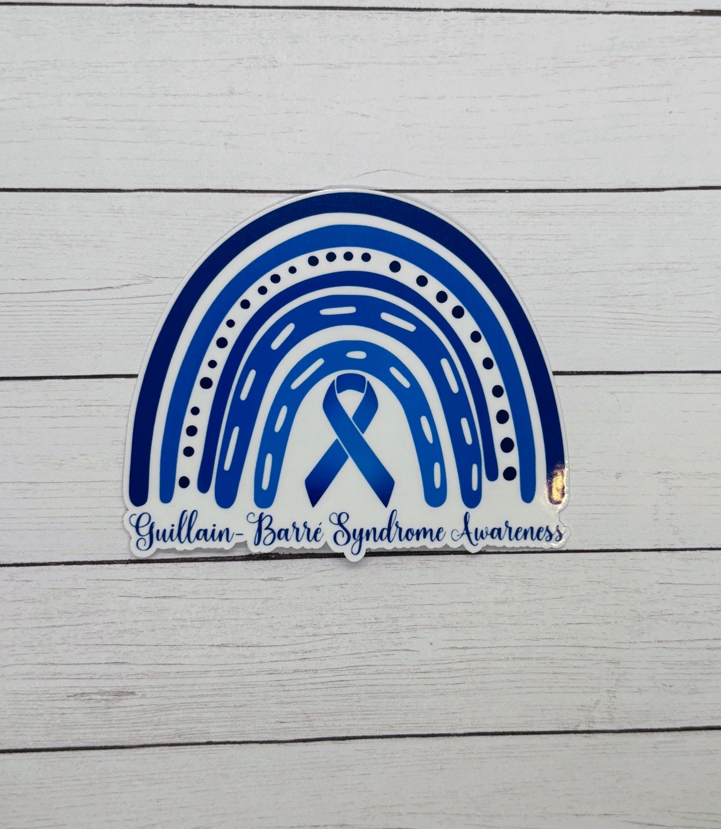 Guillain-Barre Syndrome Awareness Rainbow Sticker