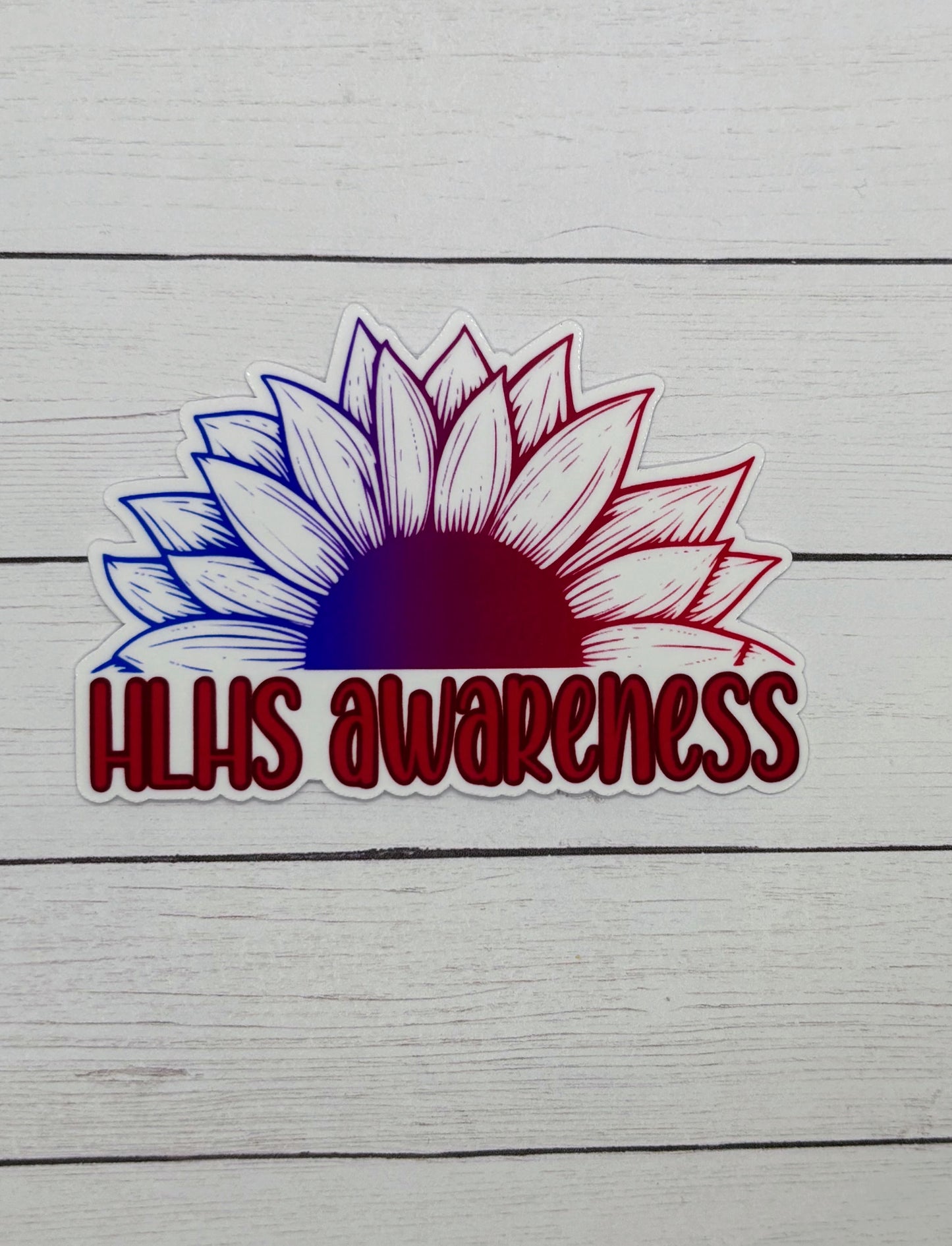 HLHS Awareness Sunflower Sticker