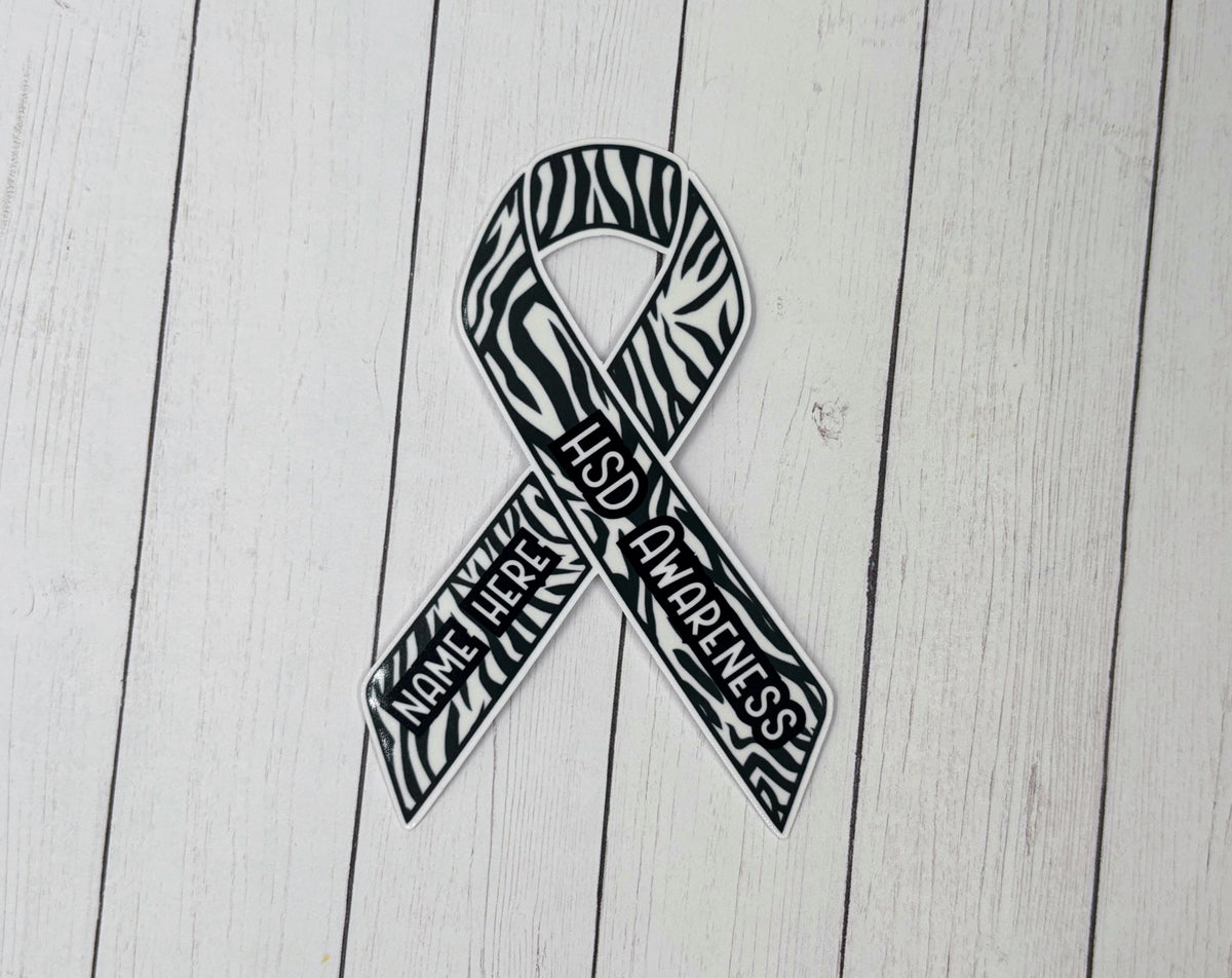Hsd Storage Sticker HSD Awareness Custom Ribbon Sticker – Made with Monday