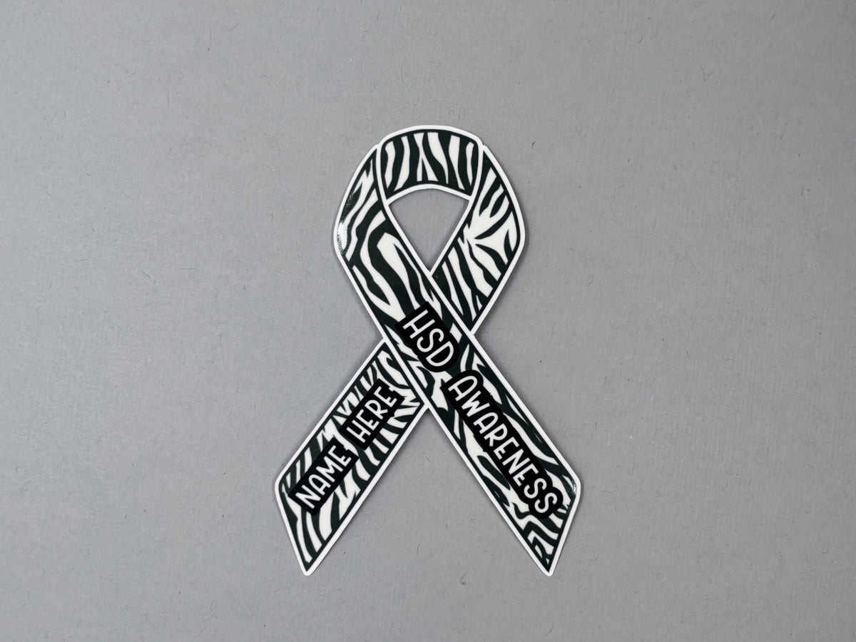 Hsd Storage Sticker HSD Awareness Custom Ribbon Sticker – Made with Monday