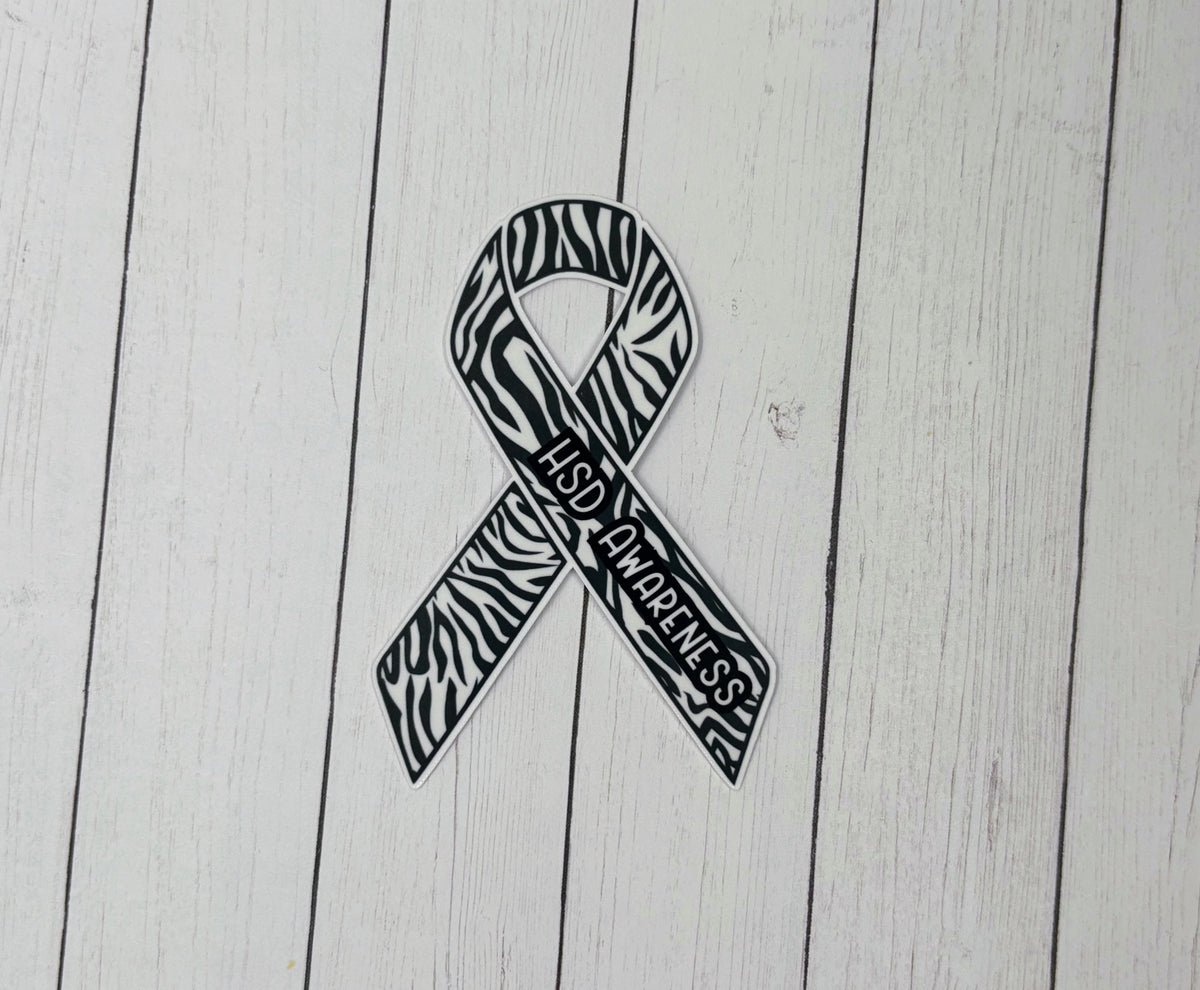 Hsd Storage Sticker HSD Hypermobility Spectrum Disorder Awareness Ribbon Sticker – Made ...