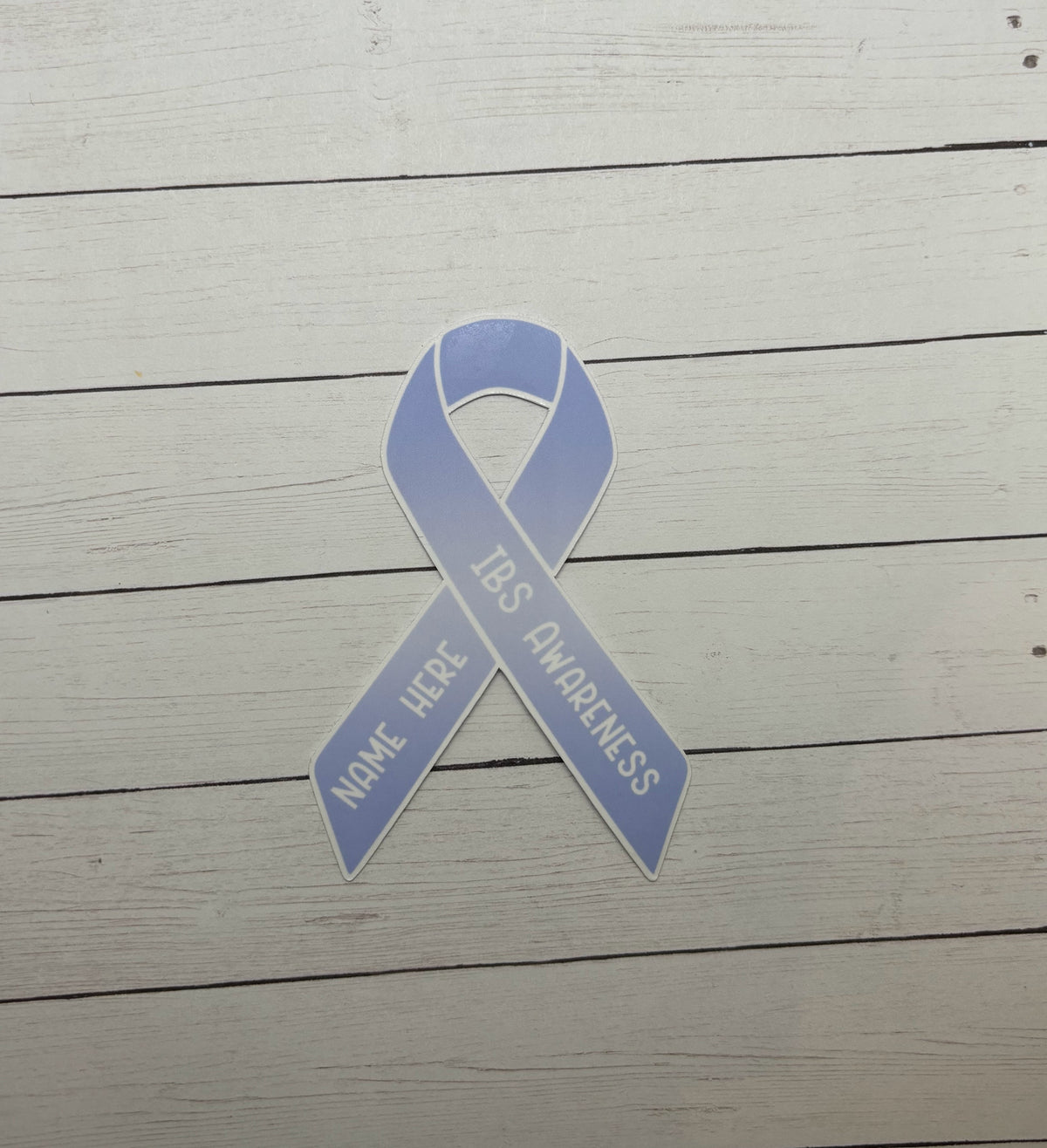 Ibs Color Ribbon IBS (Irritable Bowel Syndrome) Awareness Custom Ribbon Sticker – Made ...