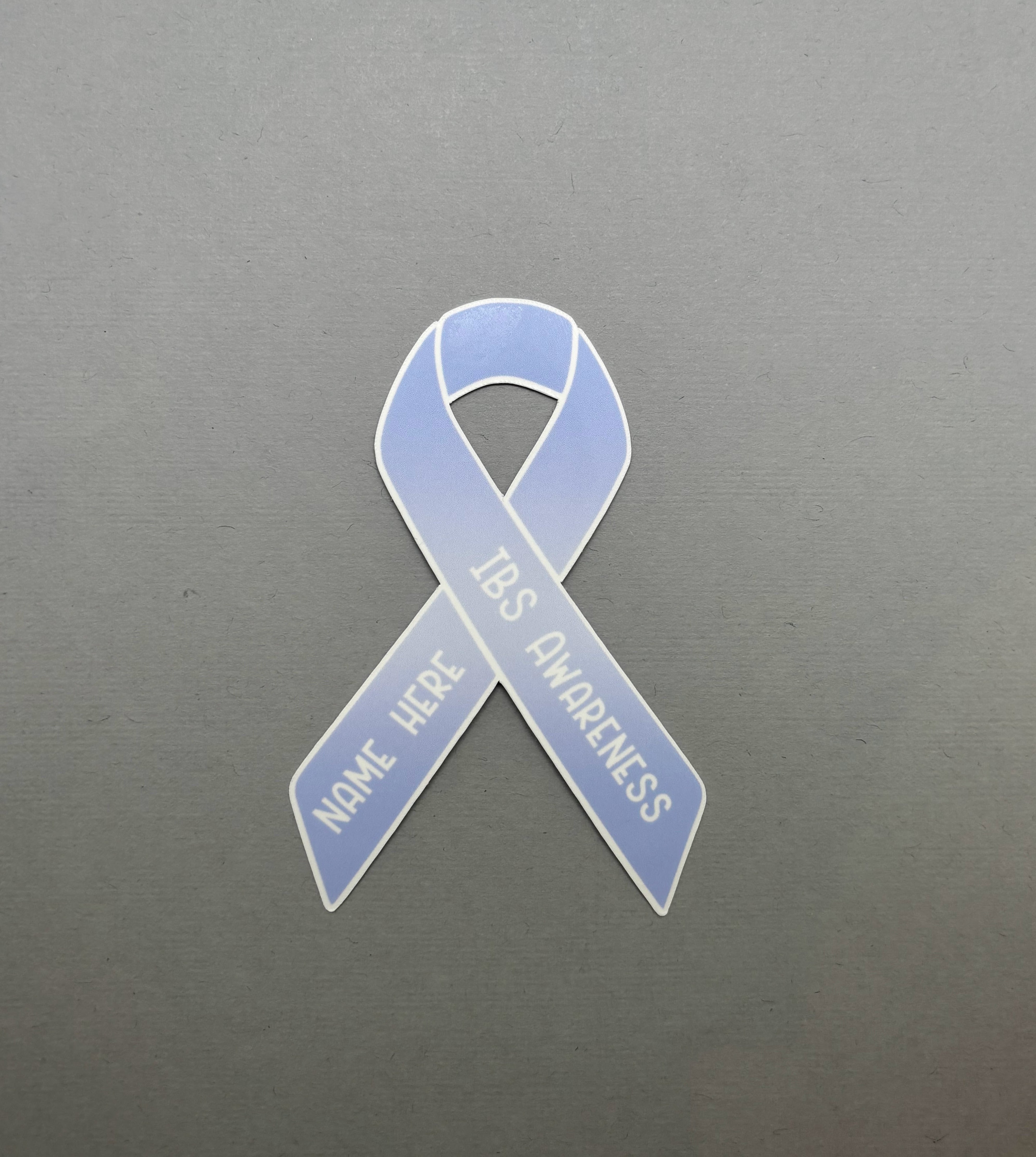 Ibs Color Ribbon IBS (Irritable Bowel Syndrome) Awareness Custom Ribbon Sticker – Made ...