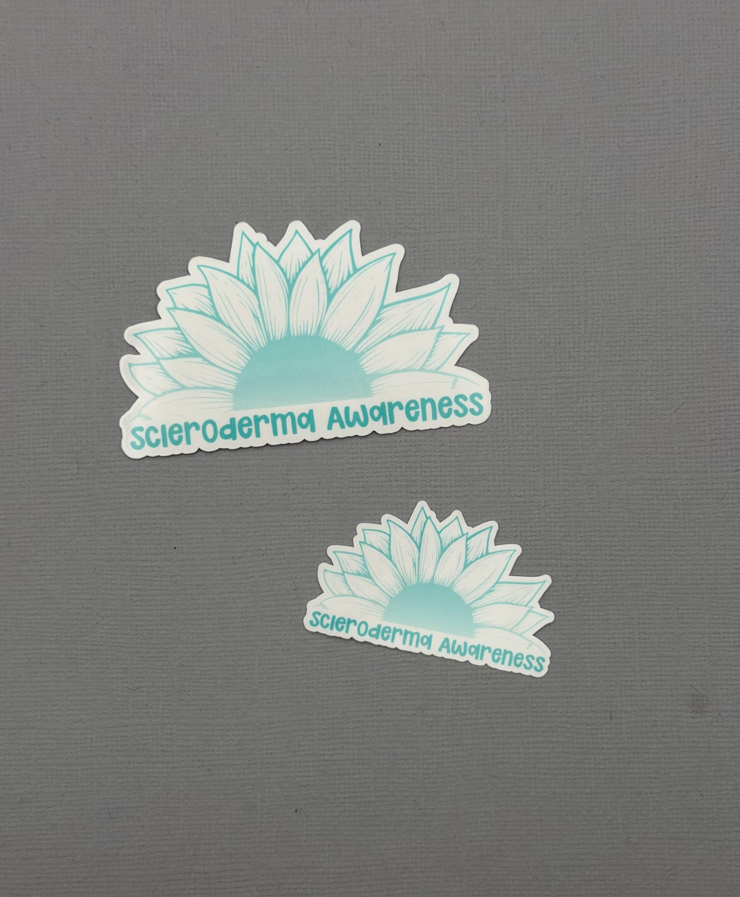 Scleroderma Awareness Sunflower Sticker or Magnet