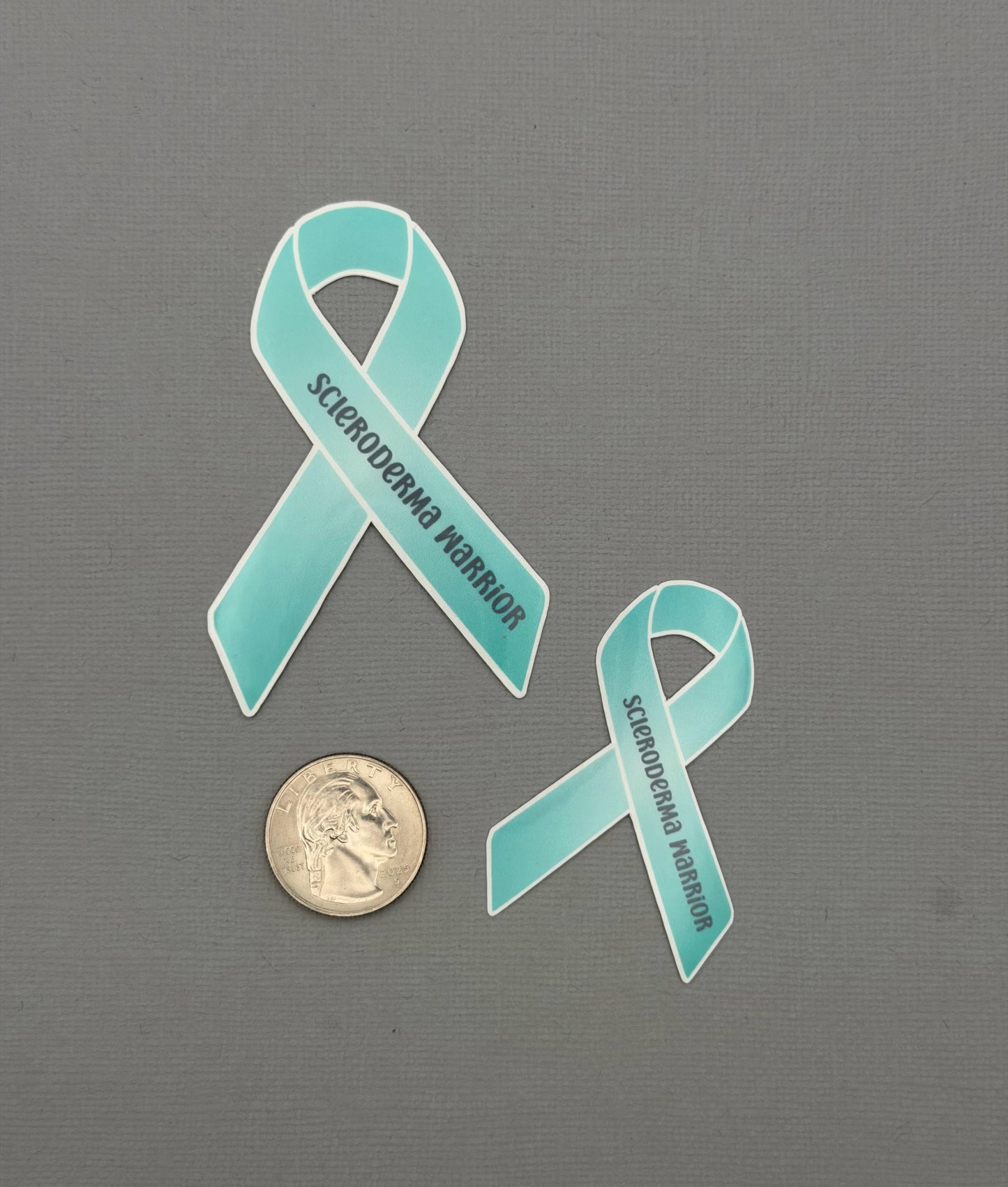 Scleroderma Warrior Ribbon Sticker or Magnet