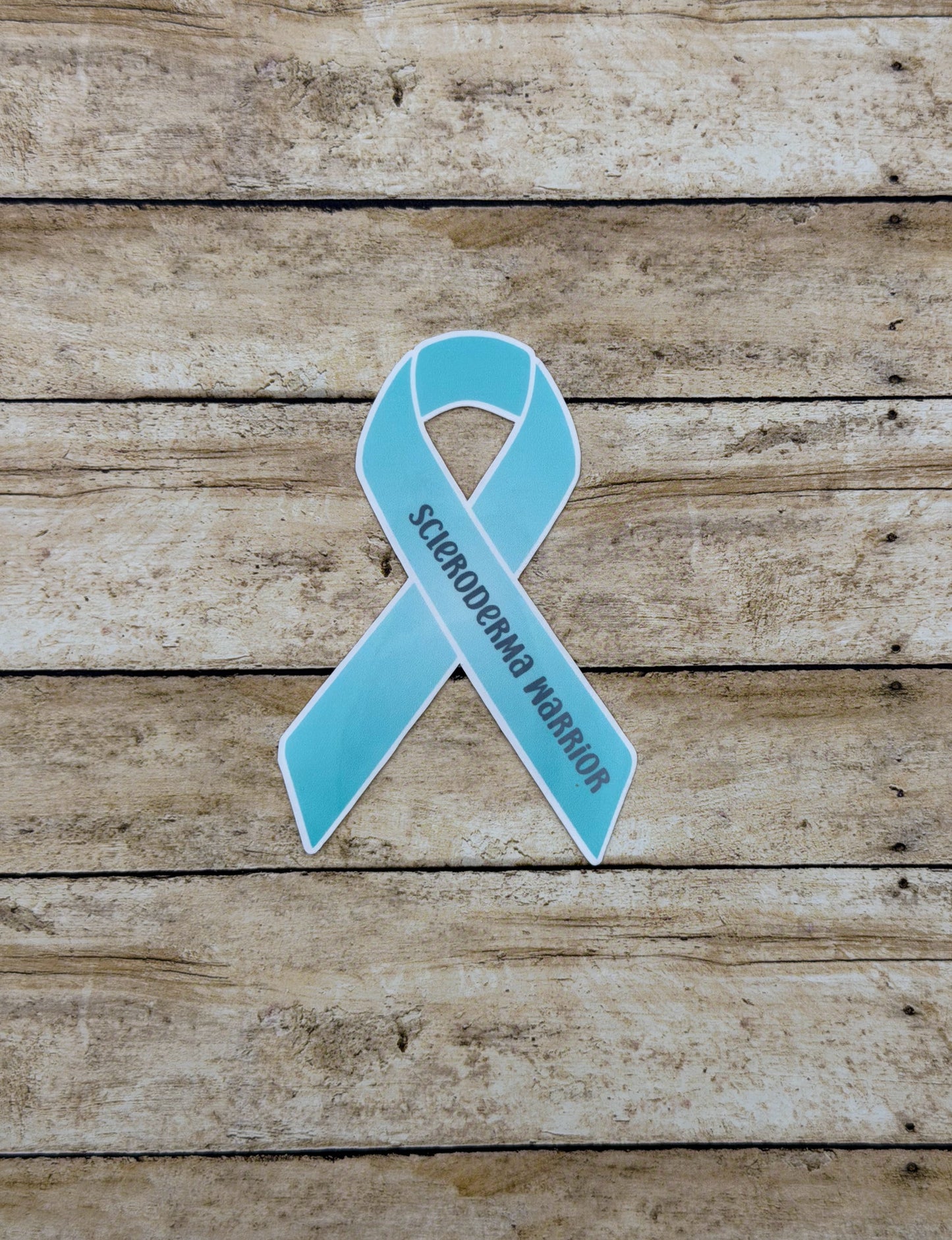 Scleroderma Warrior Ribbon Sticker or Magnet