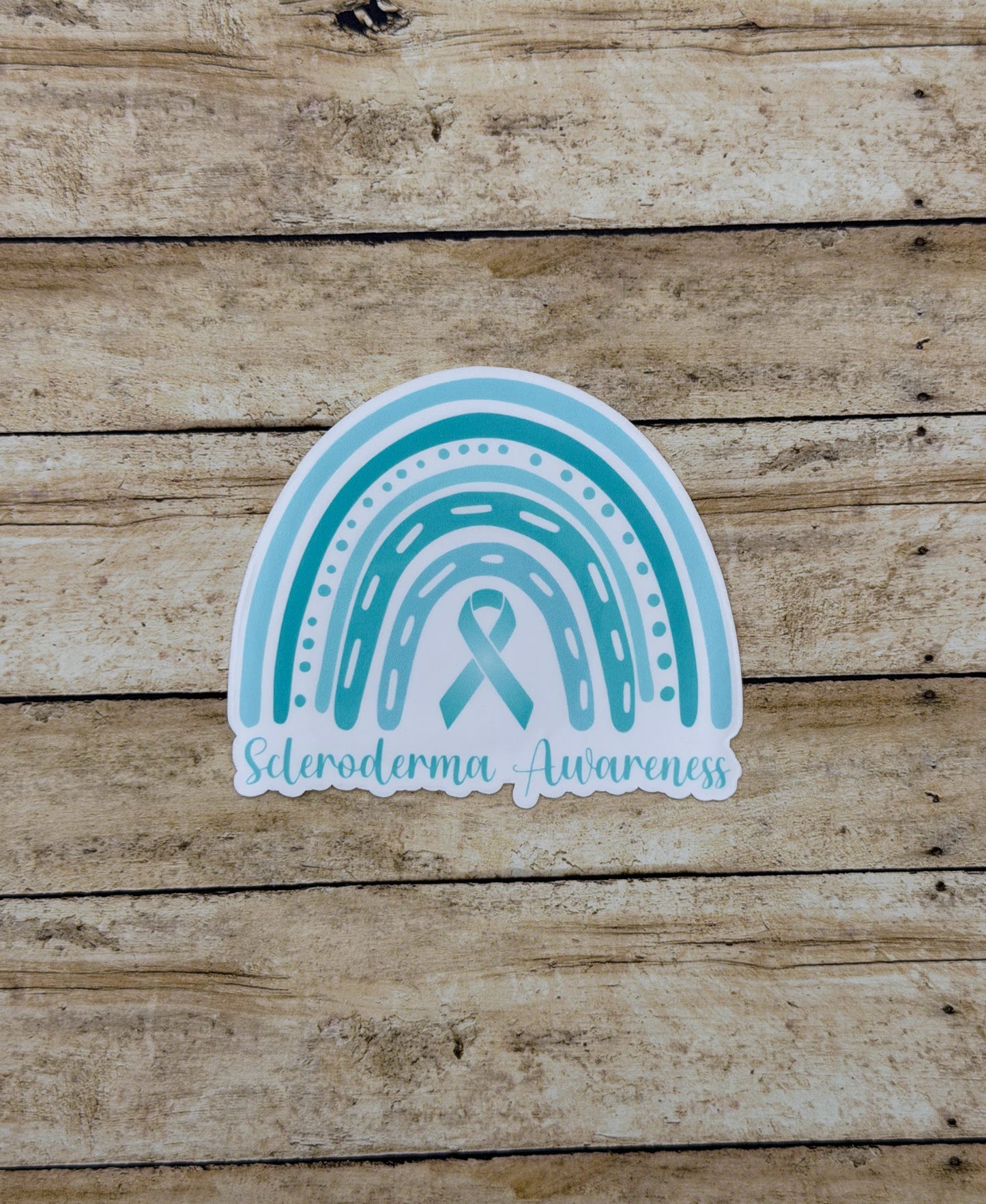 Scleroderma Awareness Rainbow Sticker or Magnet