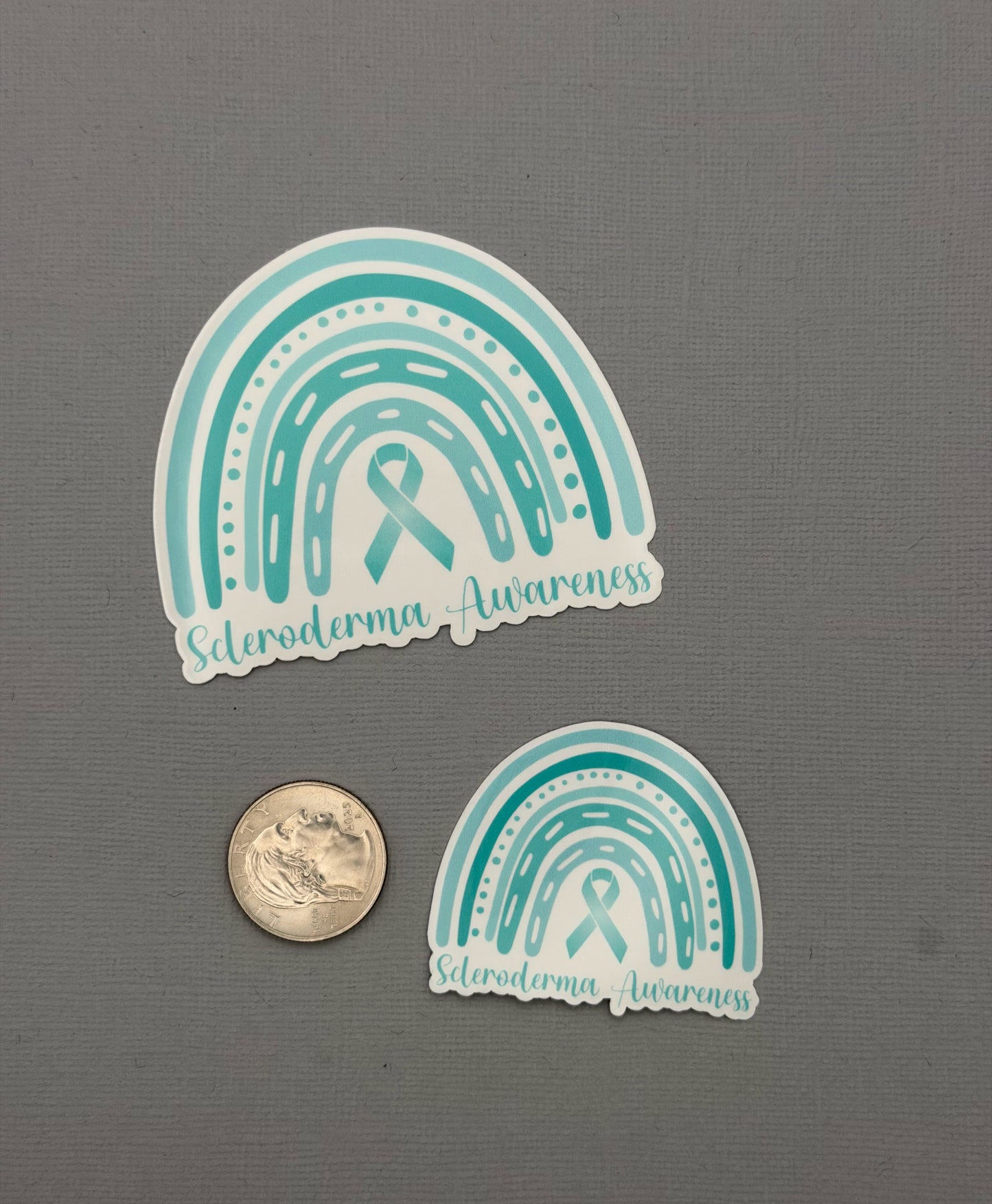 Scleroderma Awareness Rainbow Sticker or Magnet