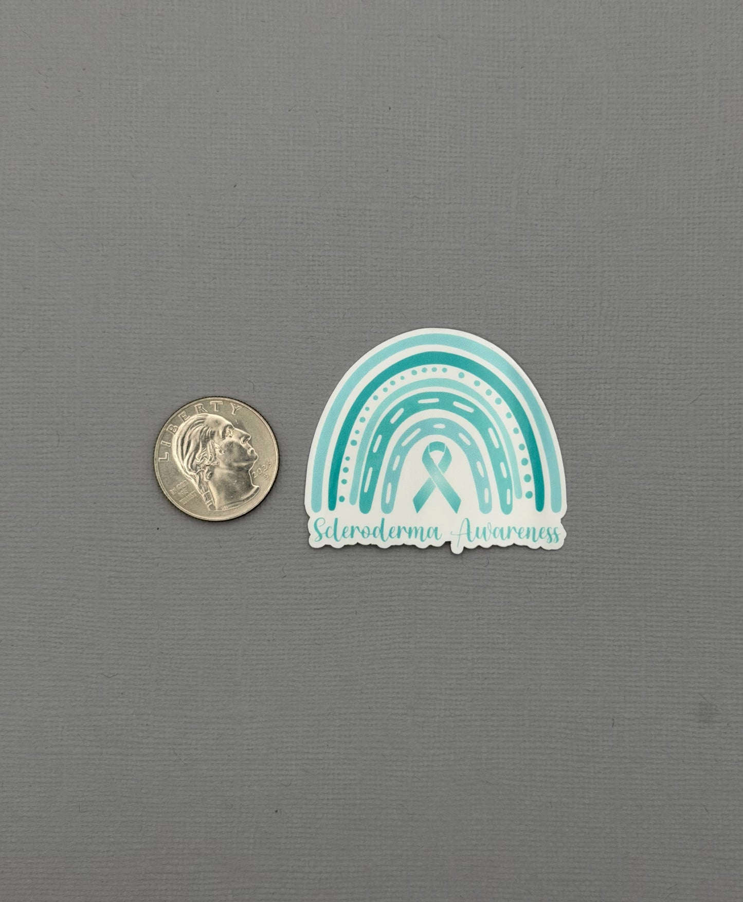 Scleroderma Awareness Rainbow Sticker or Magnet