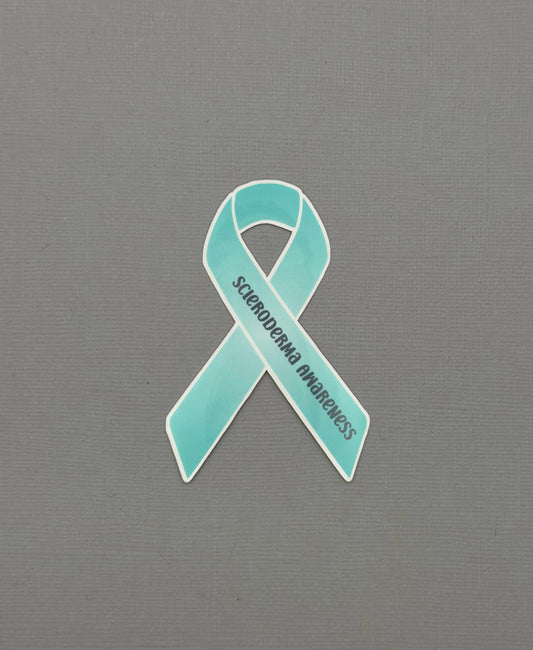 Scleroderma Awareness Ribbon Sticker or Magnet