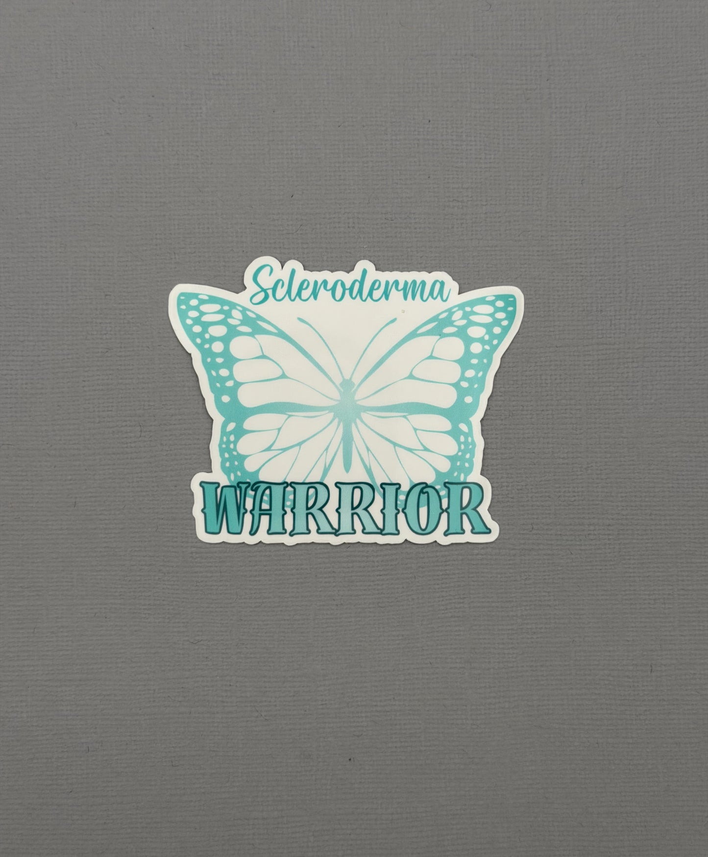 Scleroderma Warrior Butterfly Sticker or Magnet