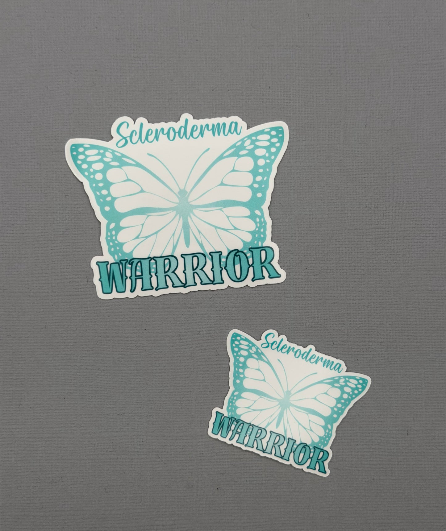 Scleroderma Warrior Butterfly Sticker or Magnet