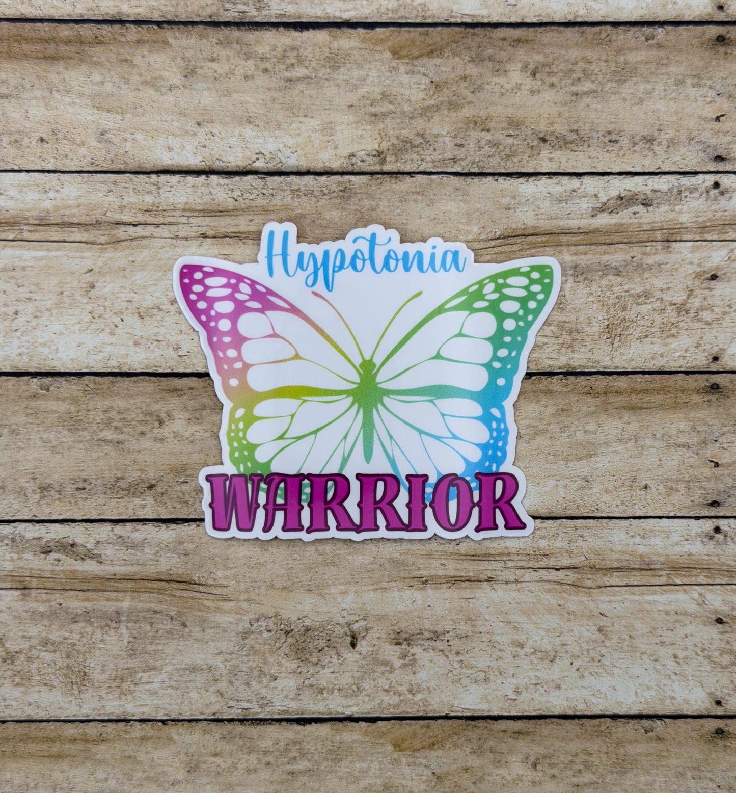 Hypotonia Warrior Butterfly Sticker