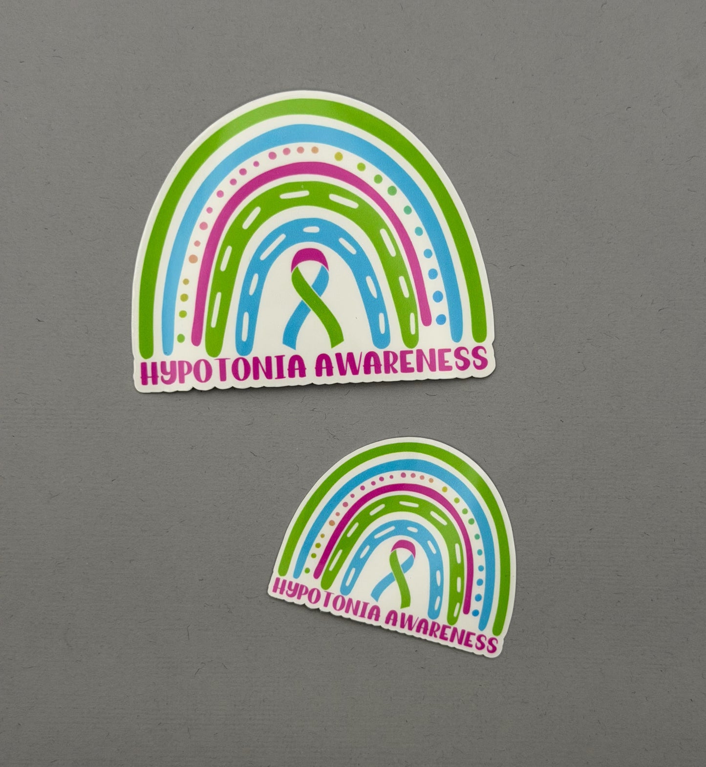 Hypotonia Awareness Rainbow Sticker