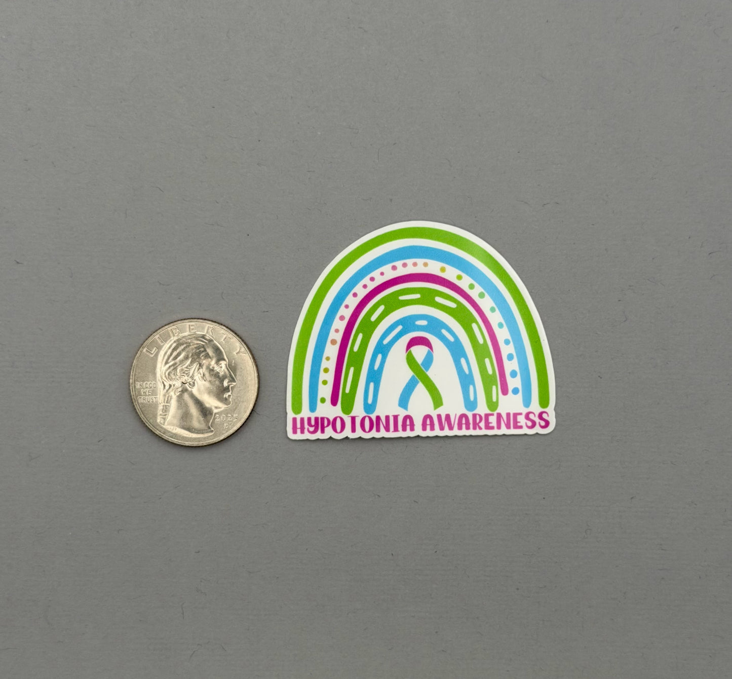 Hypotonia Awareness Rainbow Sticker