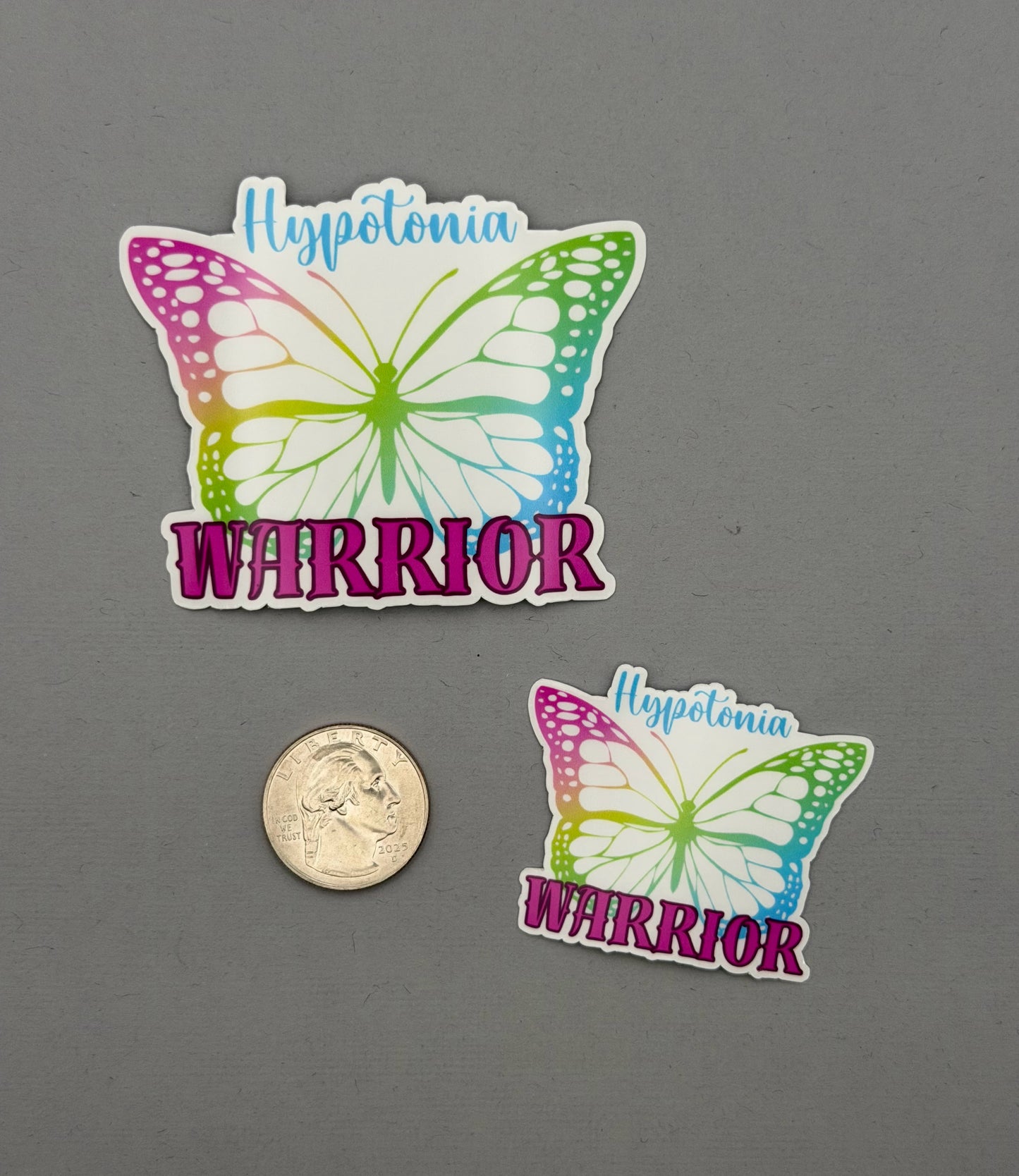 Hypotonia Warrior Butterfly Sticker
