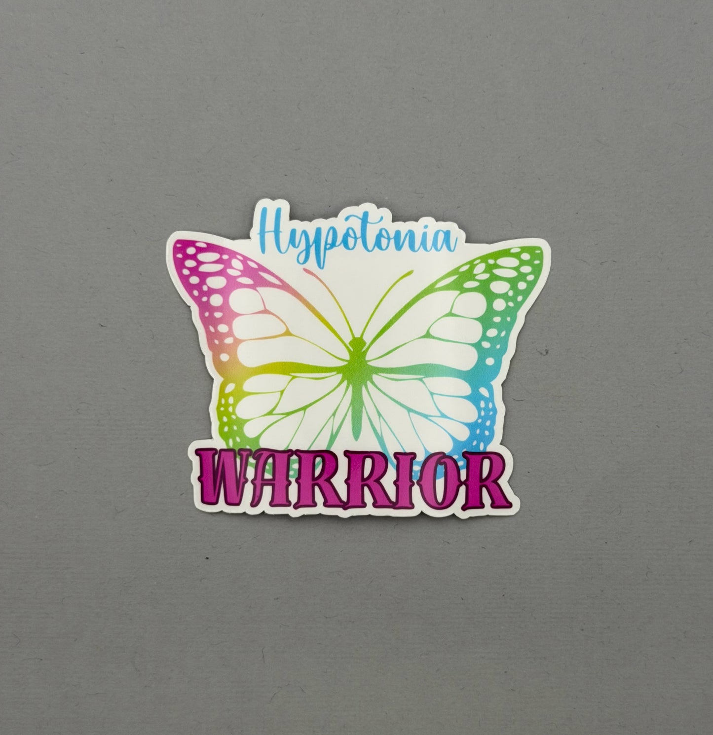 Hypotonia Warrior Butterfly Sticker