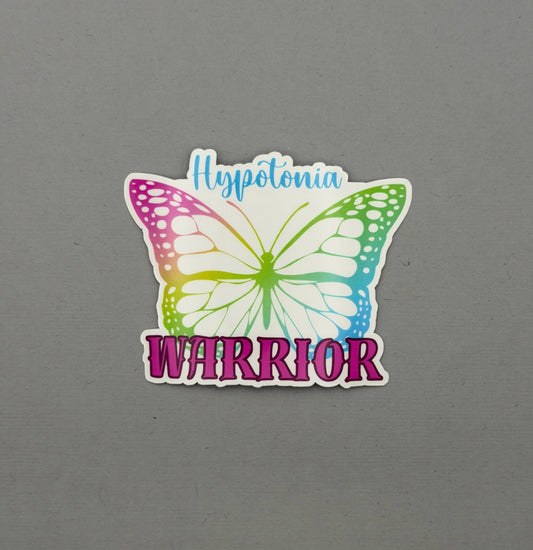 Hypotonia Warrior Butterfly Sticker