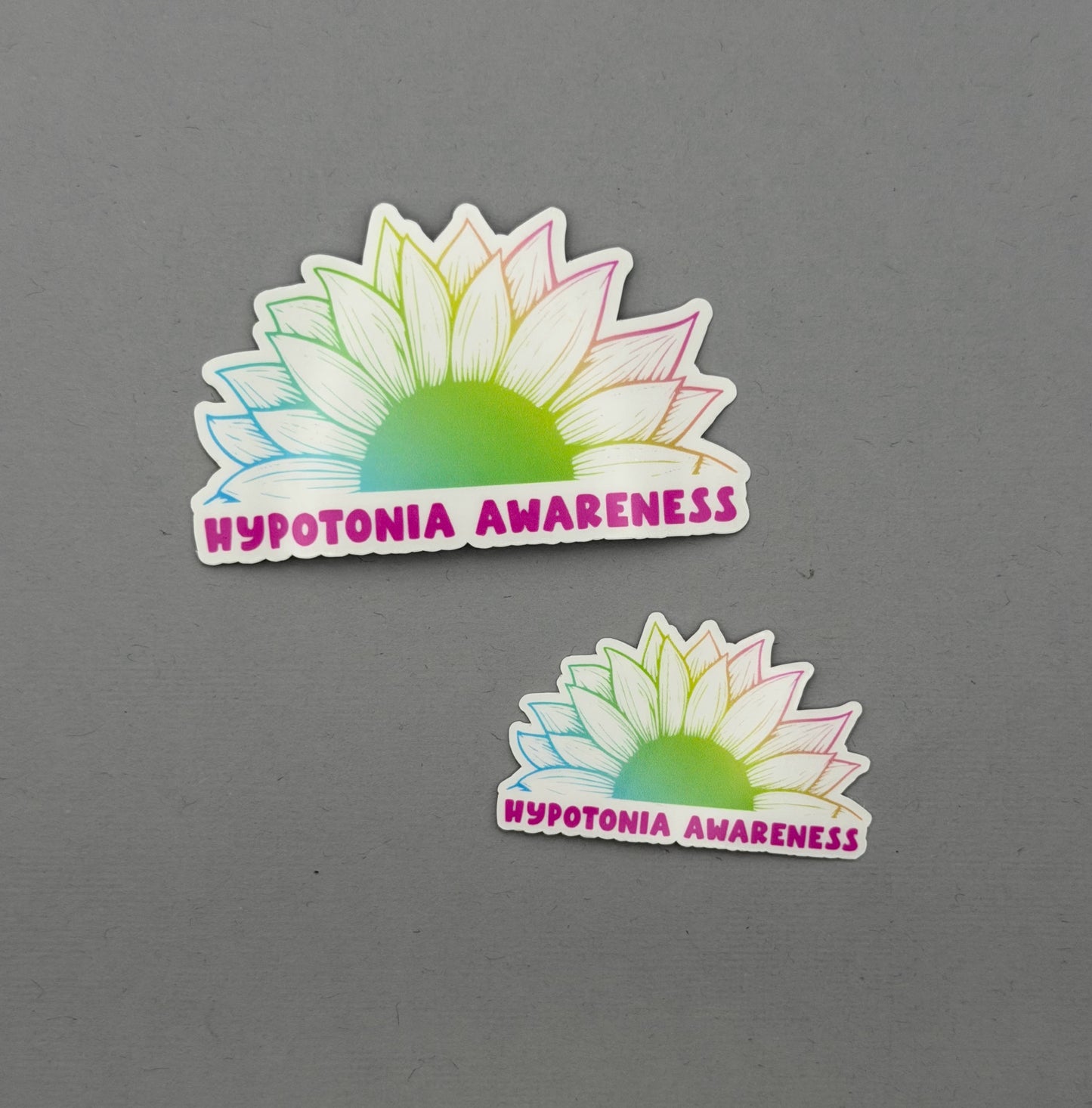 Hypotonia Sunflower Awareness Sticker