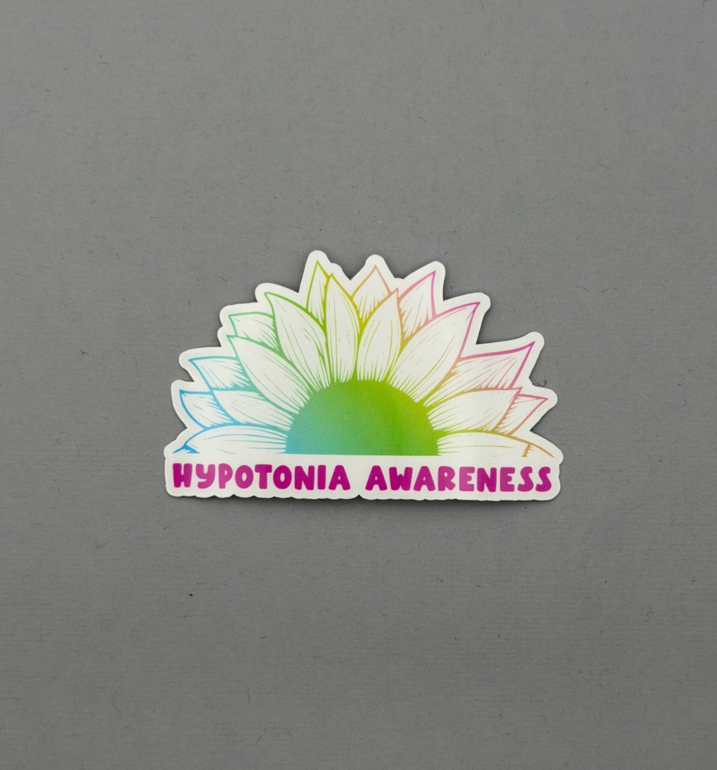Hypotonia Sunflower Awareness Sticker