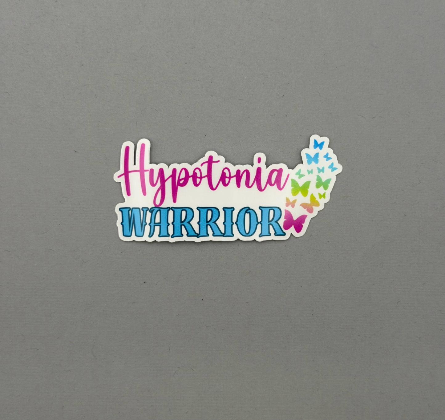 Hypotonia Warrior Butterflies Sticker