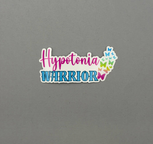 Hypotonia Warrior Butterflies Sticker