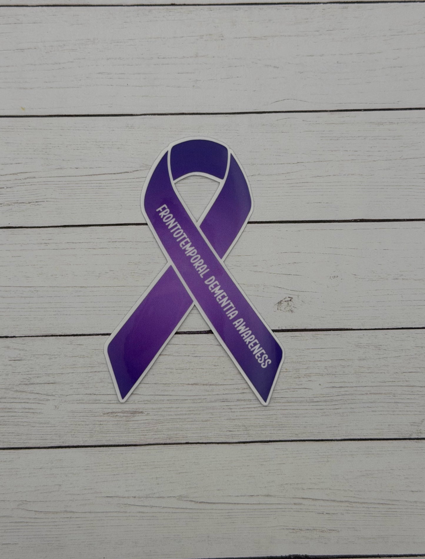 Frontotemporal Dementia Awareness Ribbon Sticker or Magnet