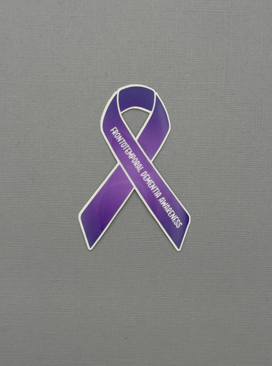 Frontotemporal Dementia Awareness Ribbon Sticker or Magnet