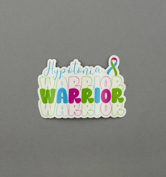 Hypotonia Warrior Sticker
