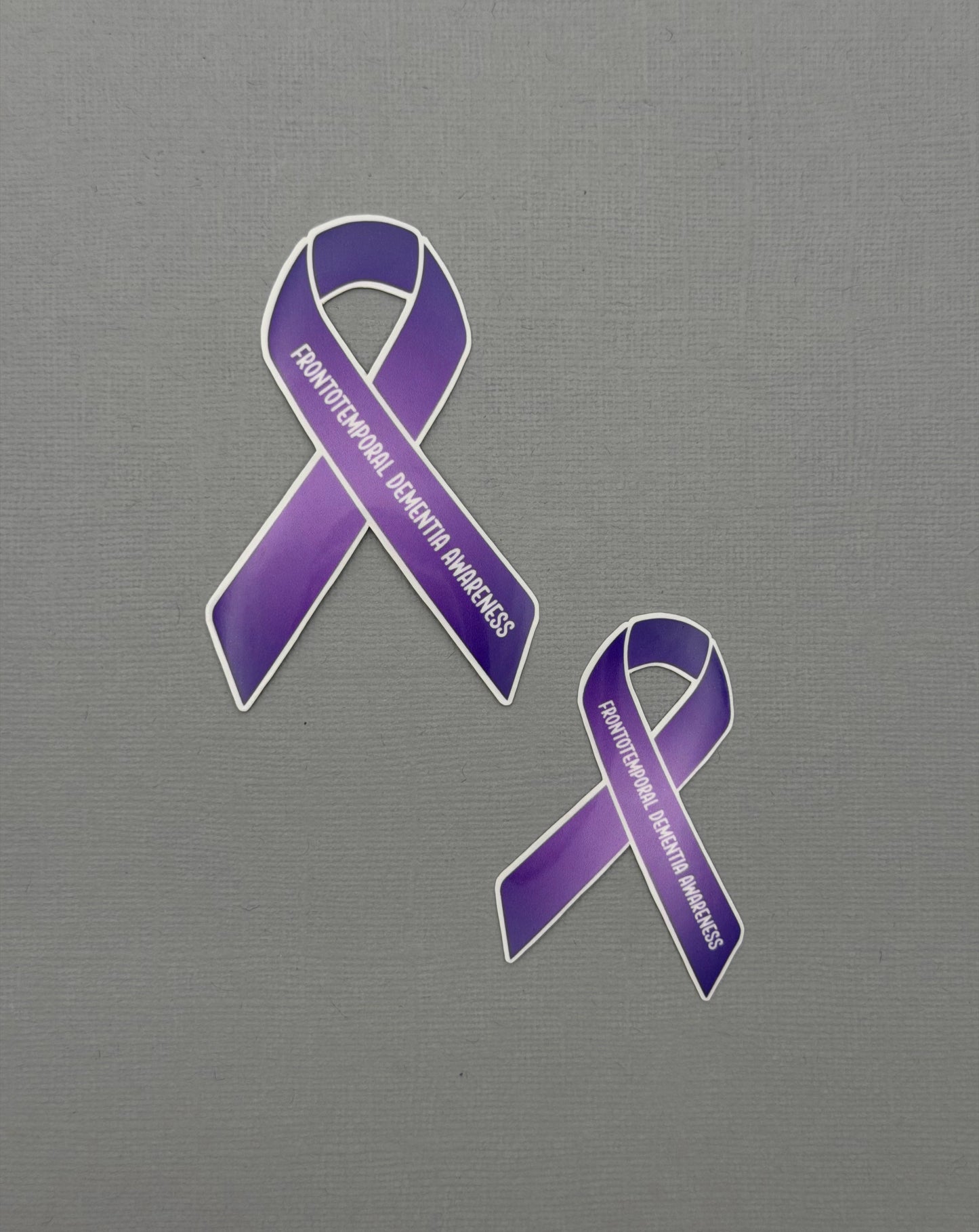 Frontotemporal Dementia Awareness Ribbon Sticker or Magnet