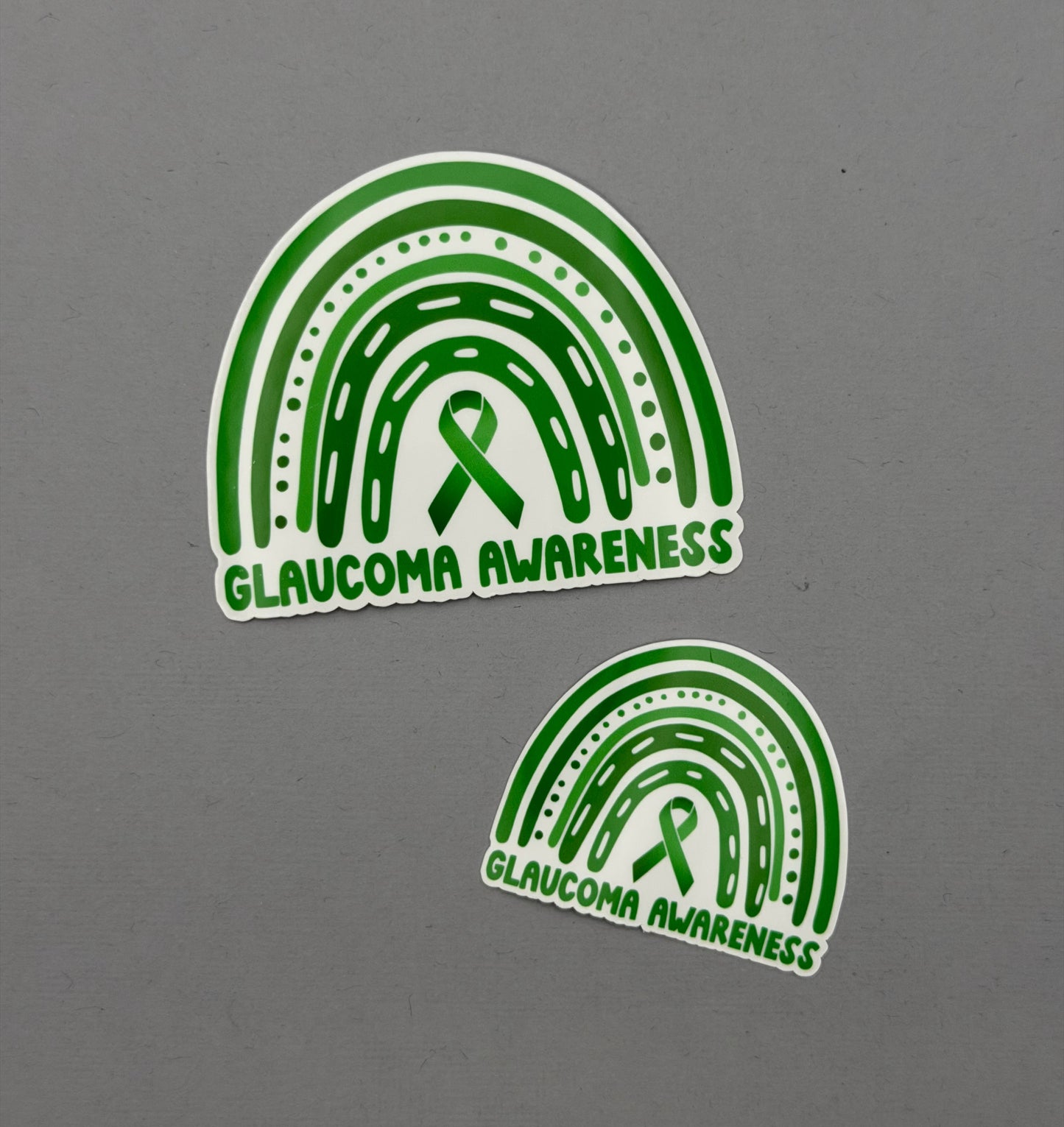 Glaucoma Awareness Rainbow Sticker