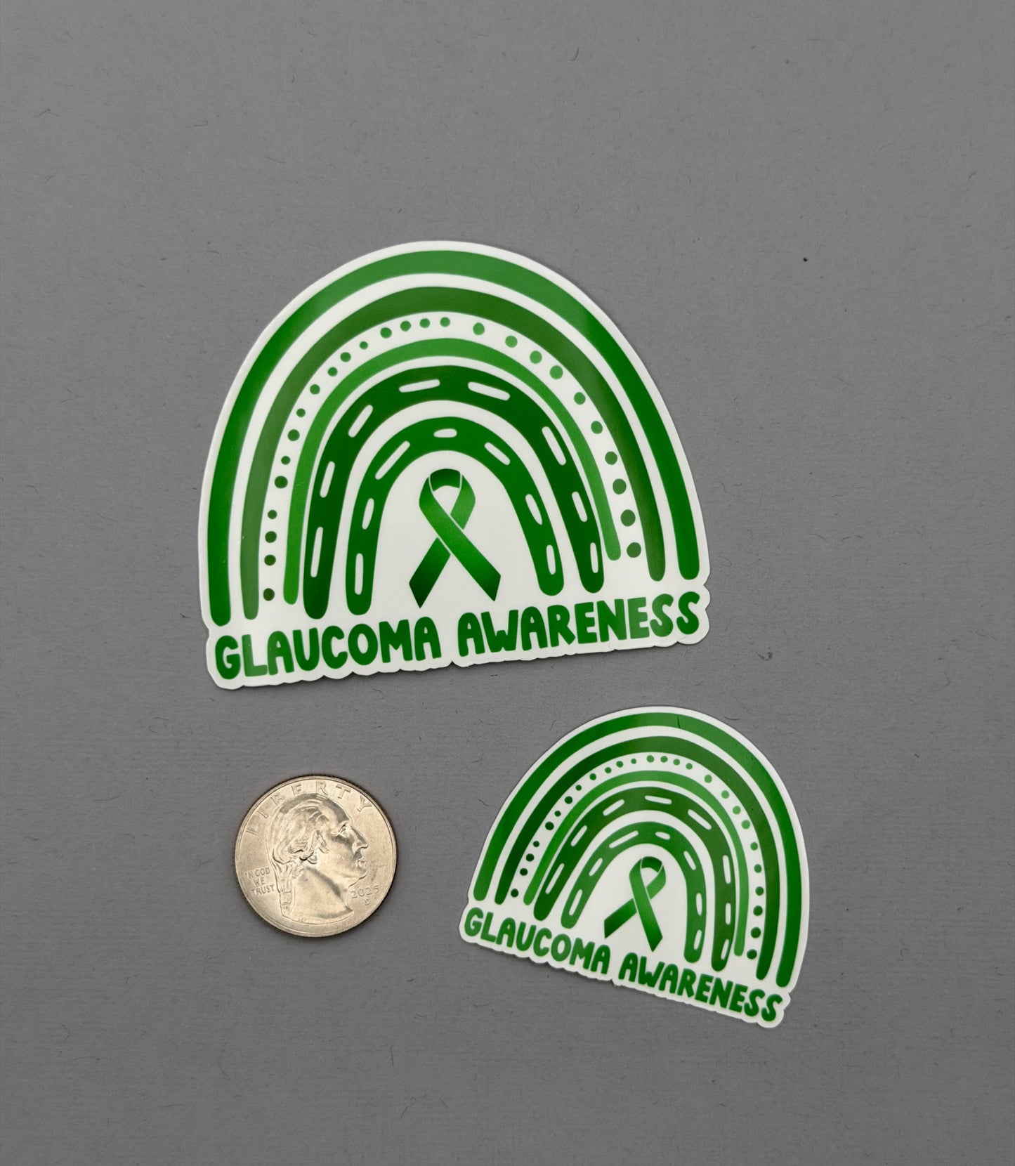 Glaucoma Awareness Rainbow Sticker