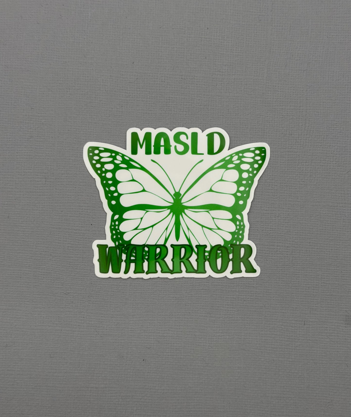 MASLD Warrior Butterly Sticker or Magnet | Metabolic Dysfunction–Associated Steatotic Liver Disease