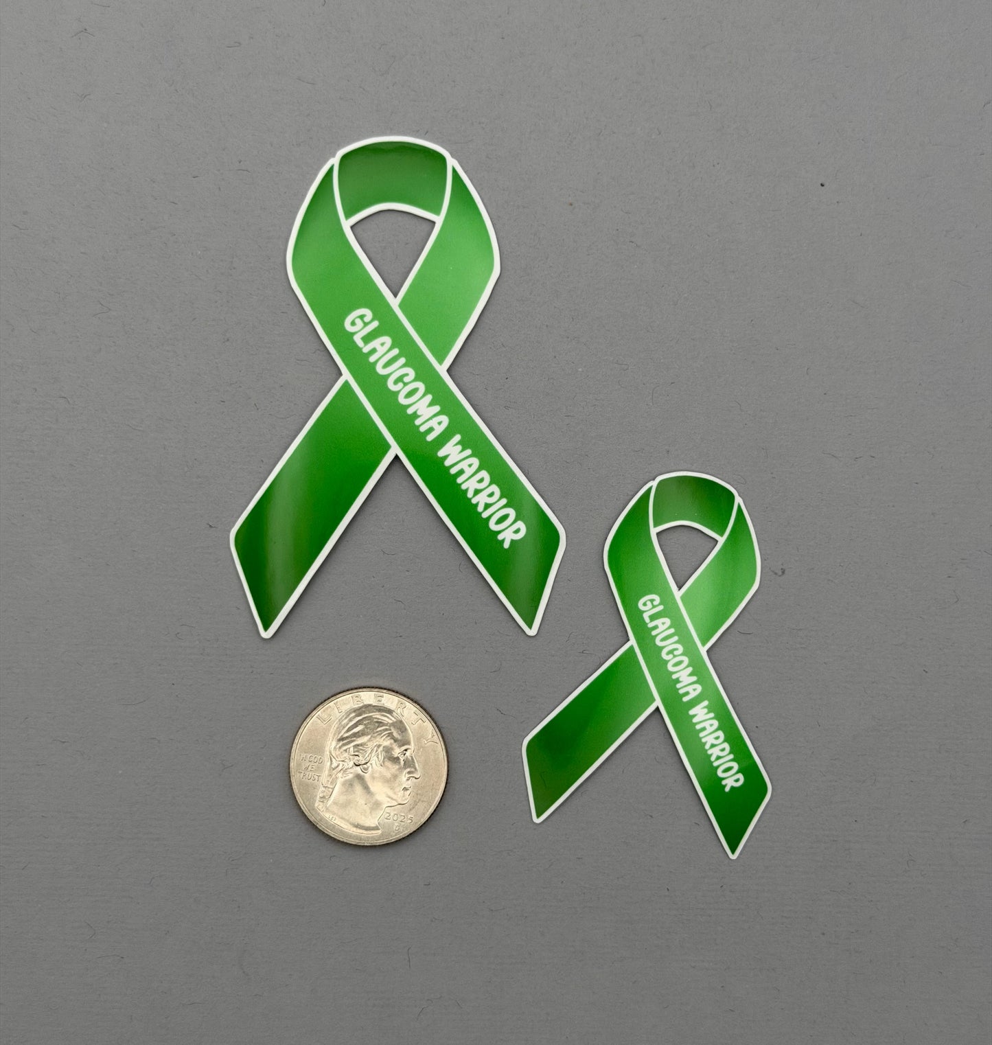 Glaucoma Warrior Ribbon Sticker