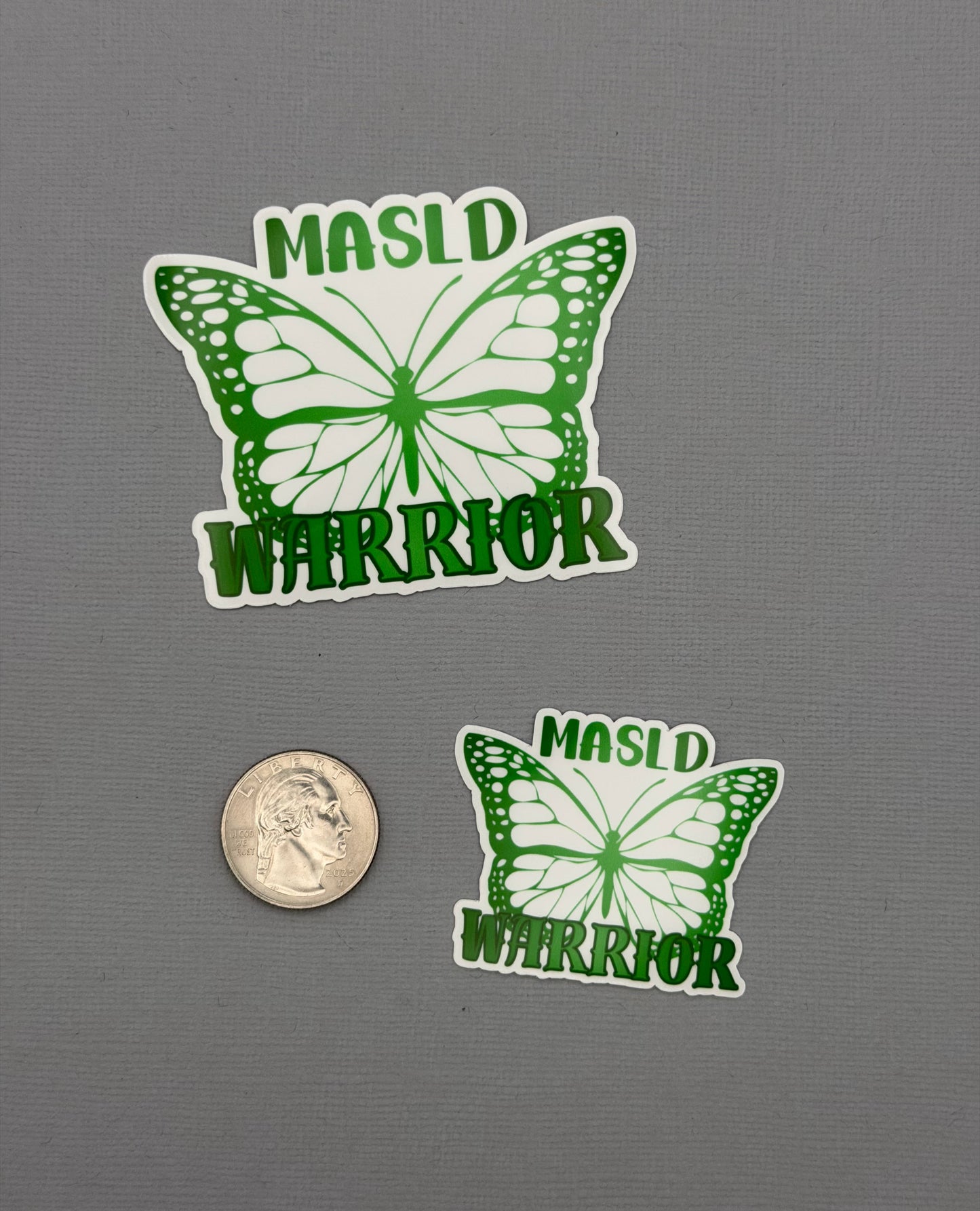 MASLD Warrior Butterly Sticker or Magnet | Metabolic Dysfunction–Associated Steatotic Liver Disease