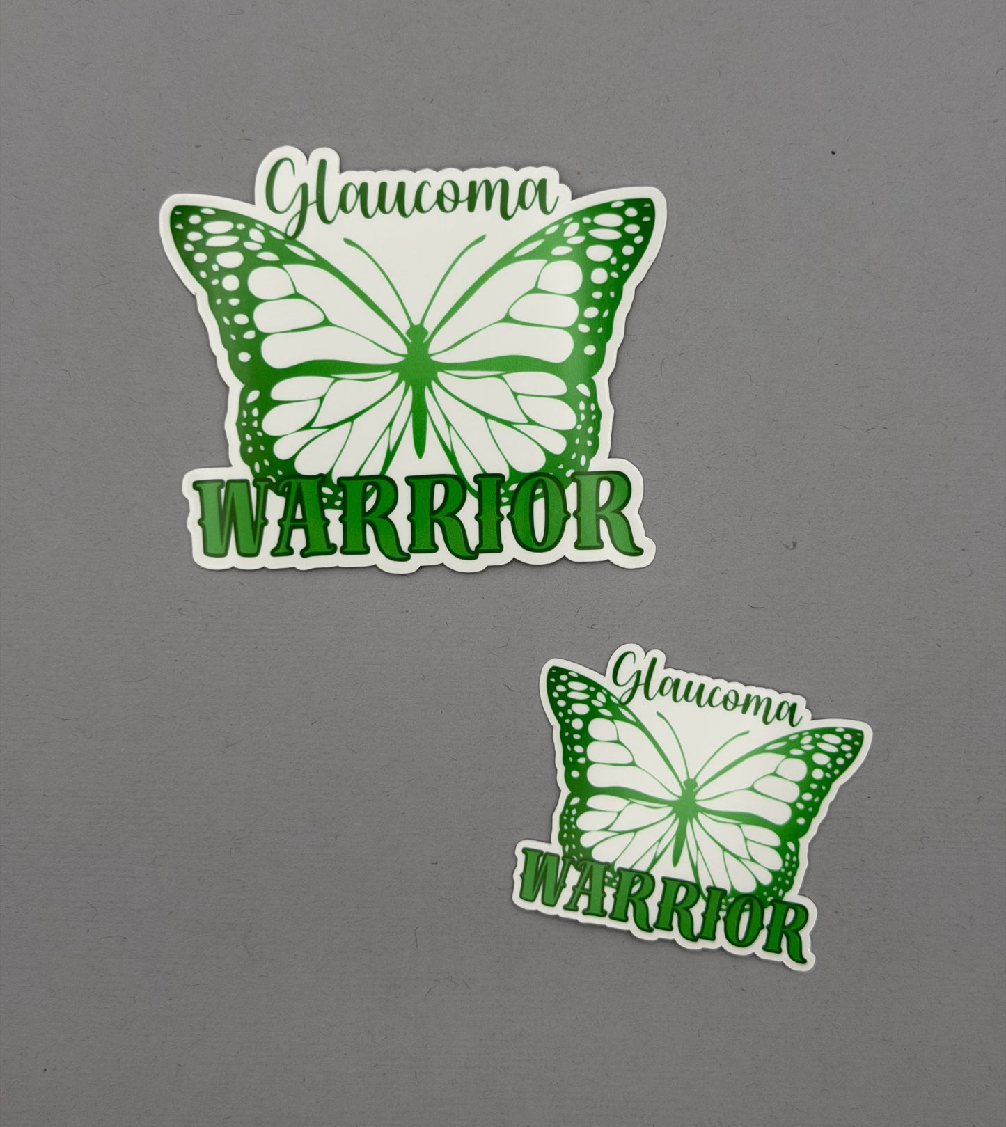 Glaucoma Warrior Butterfly Sticker