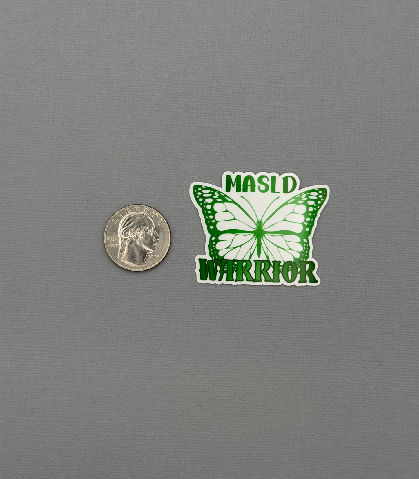 MASLD Warrior Butterly Sticker or Magnet | Metabolic Dysfunction–Associated Steatotic Liver Disease