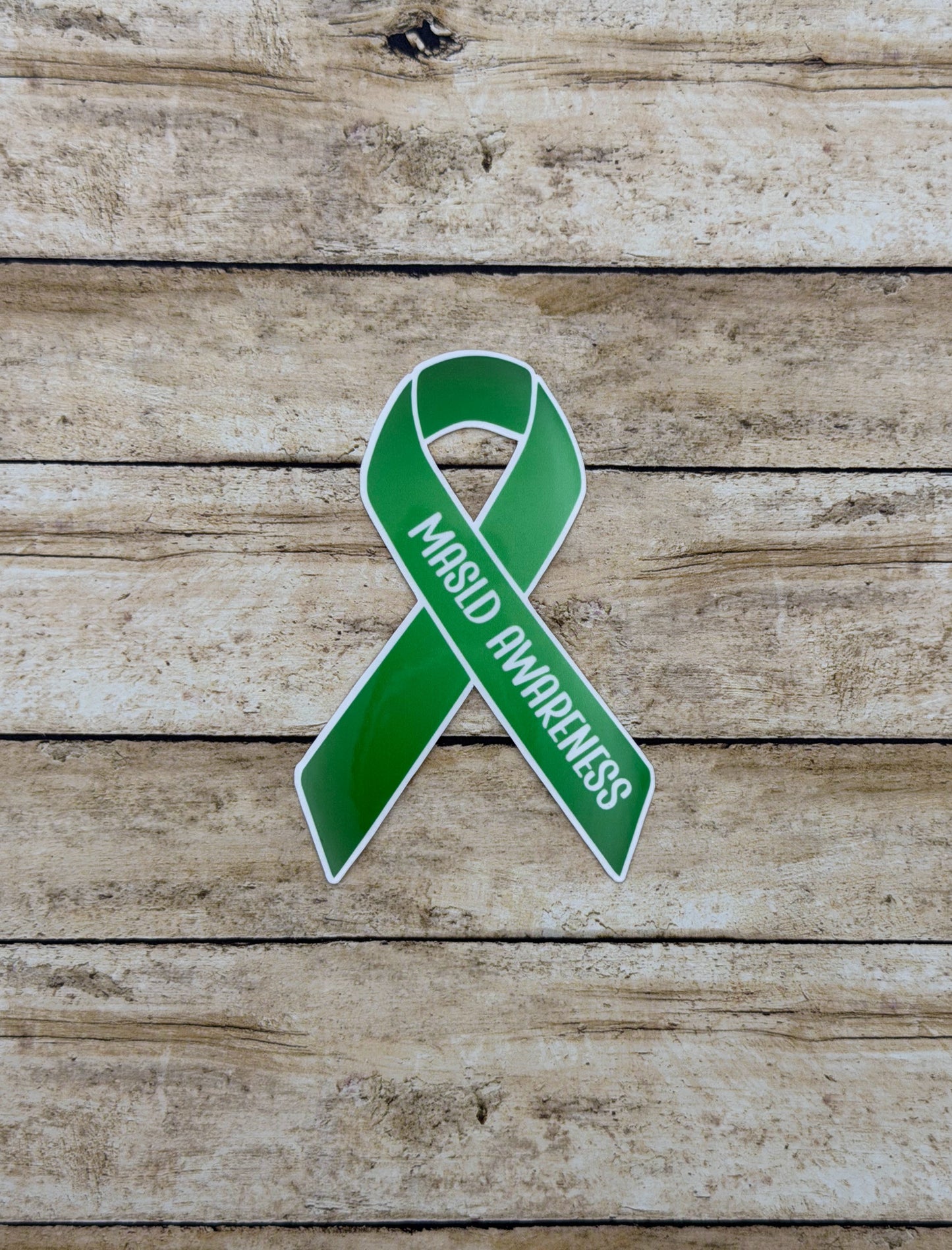MASLD Awareness Ribbon Sticker or Magnet | Metabolic Dysfunction–Associated Steatotic Liver Disease