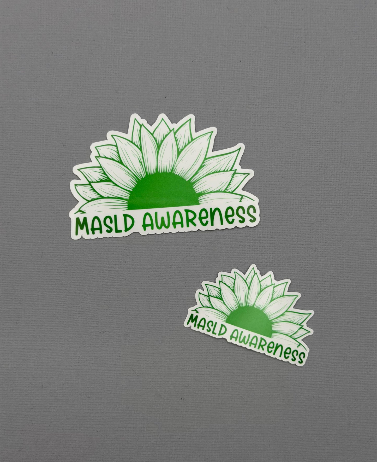 MASLD Awareness Sunflower Sticker or Magnet | Metabolic Dysfunction–Associated Steatotic Liver Disease