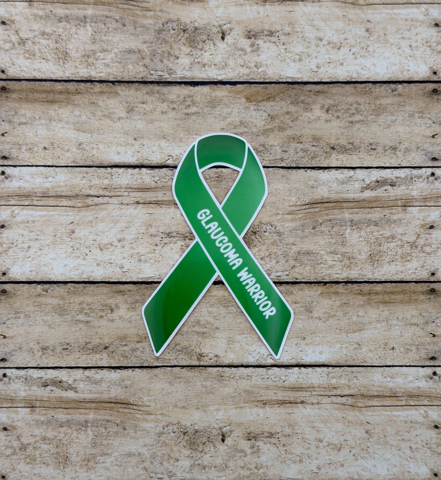 Glaucoma Warrior Ribbon Sticker