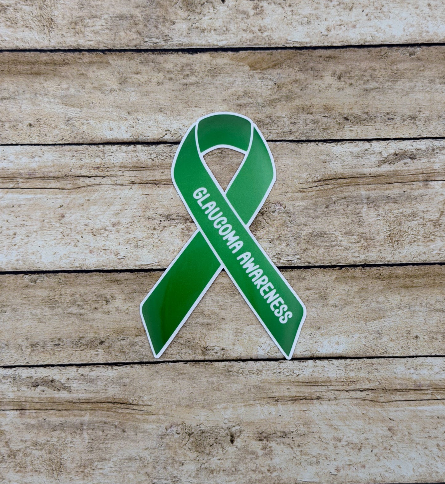 Glaucoma Awareness Ribbon Sticker