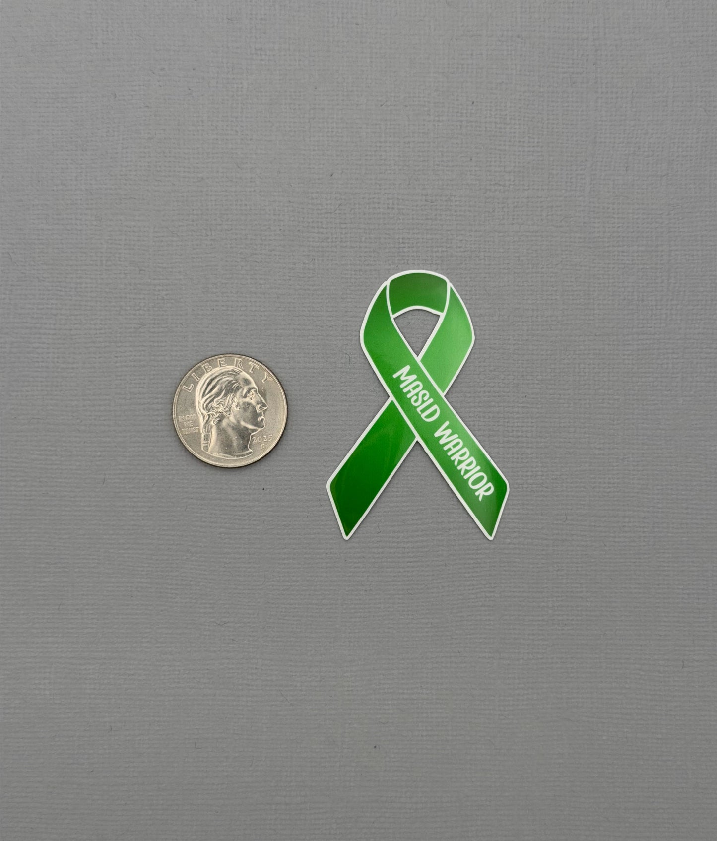 MASLD Warrior Ribbon Sticker or Magnet | Metabolic Dysfunction–Associated Steatotic Liver Disease