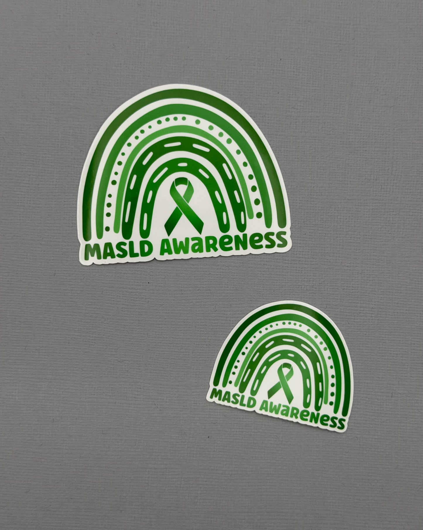 MASLD Awareness Rainbow Sticker or Magnet | Metabolic Dysfunction–Associated Steatotic Liver Disease