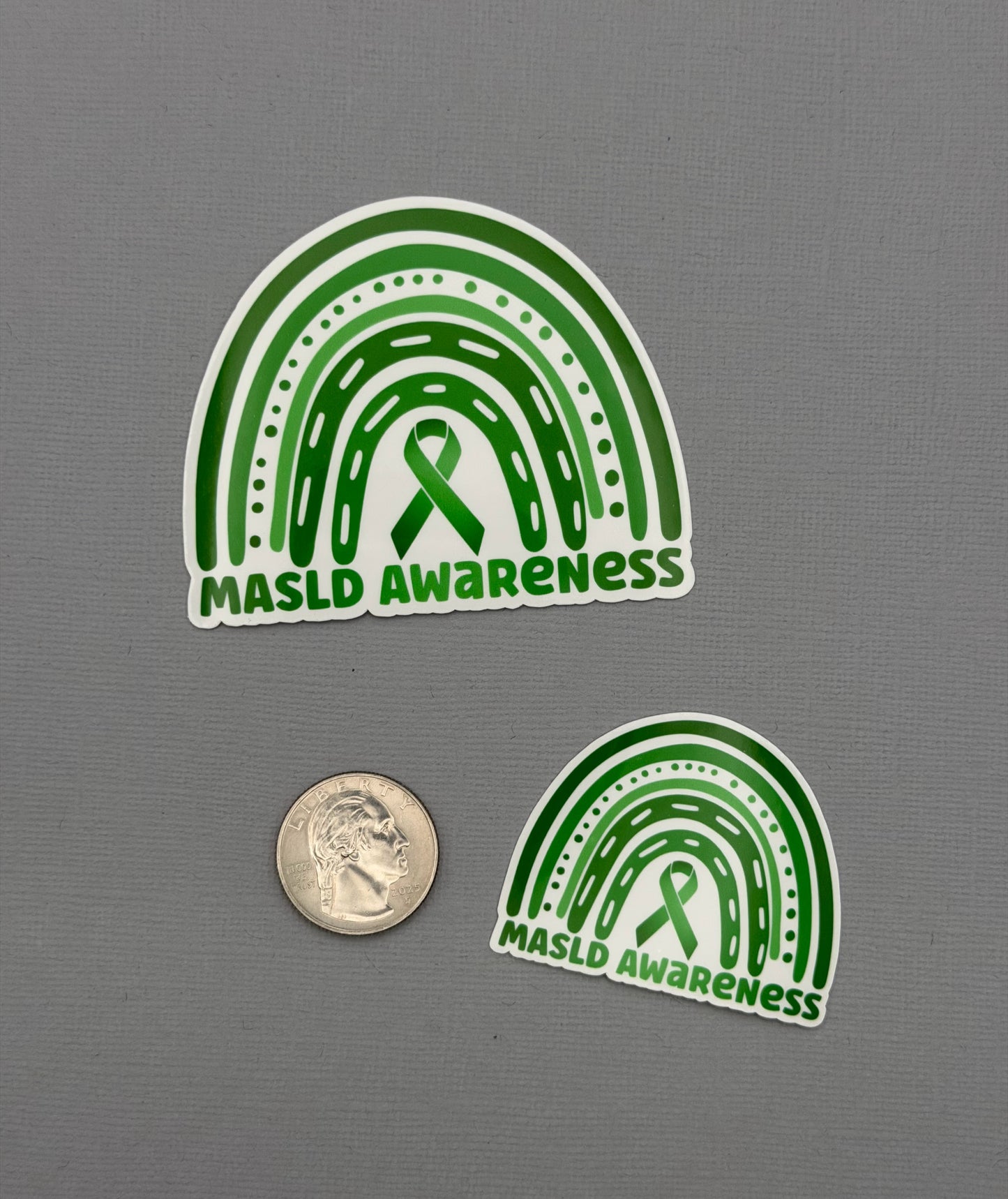 MASLD Awareness Rainbow Sticker or Magnet | Metabolic Dysfunction–Associated Steatotic Liver Disease