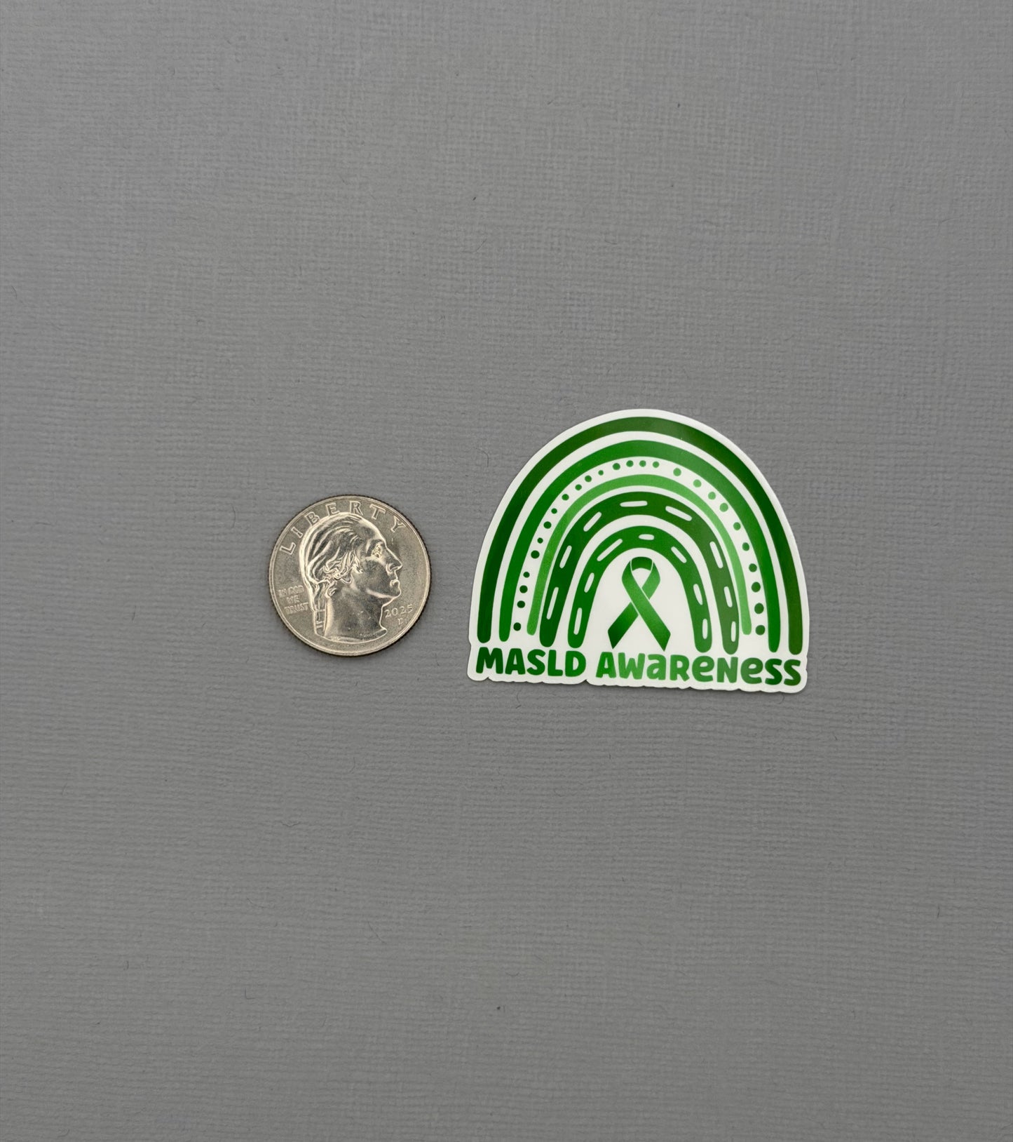 MASLD Awareness Rainbow Sticker or Magnet | Metabolic Dysfunction–Associated Steatotic Liver Disease