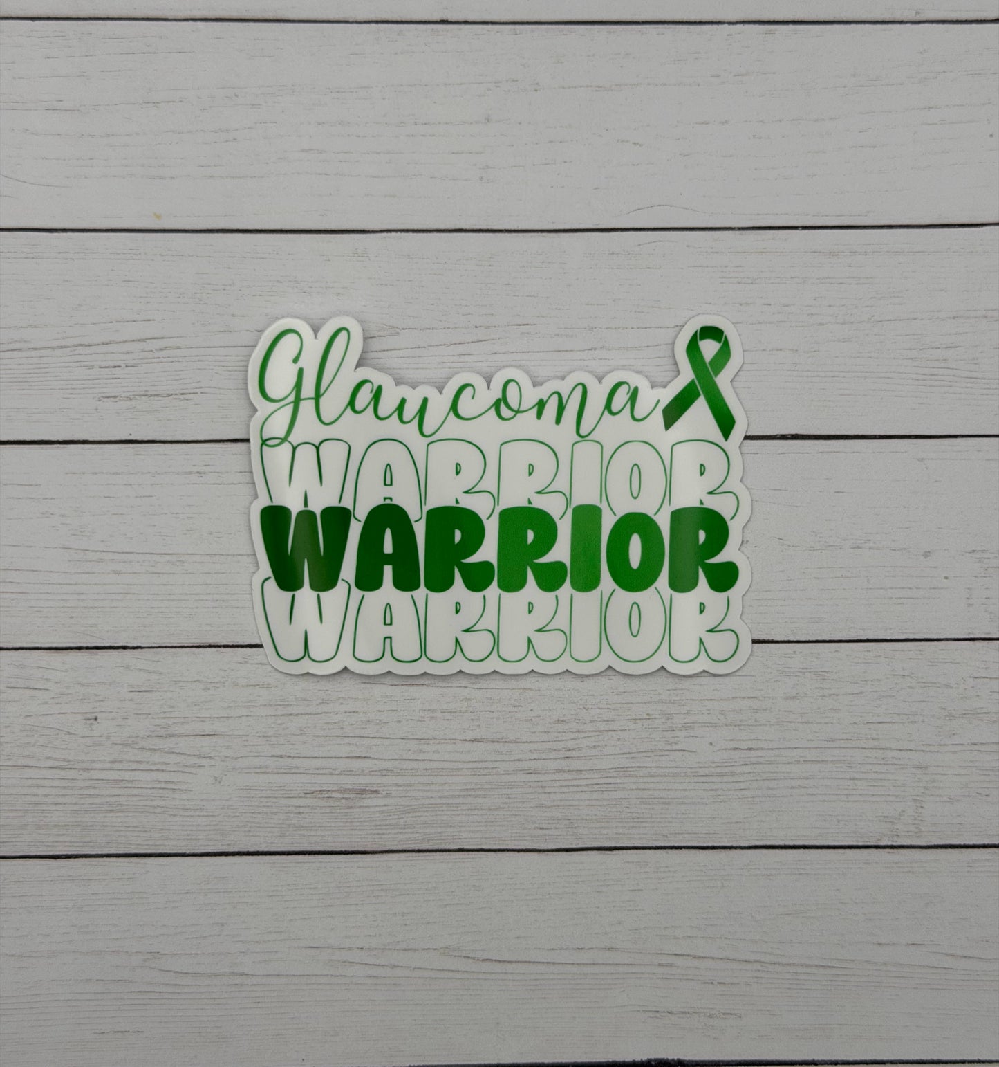 Glaucoma Warrior Sticker