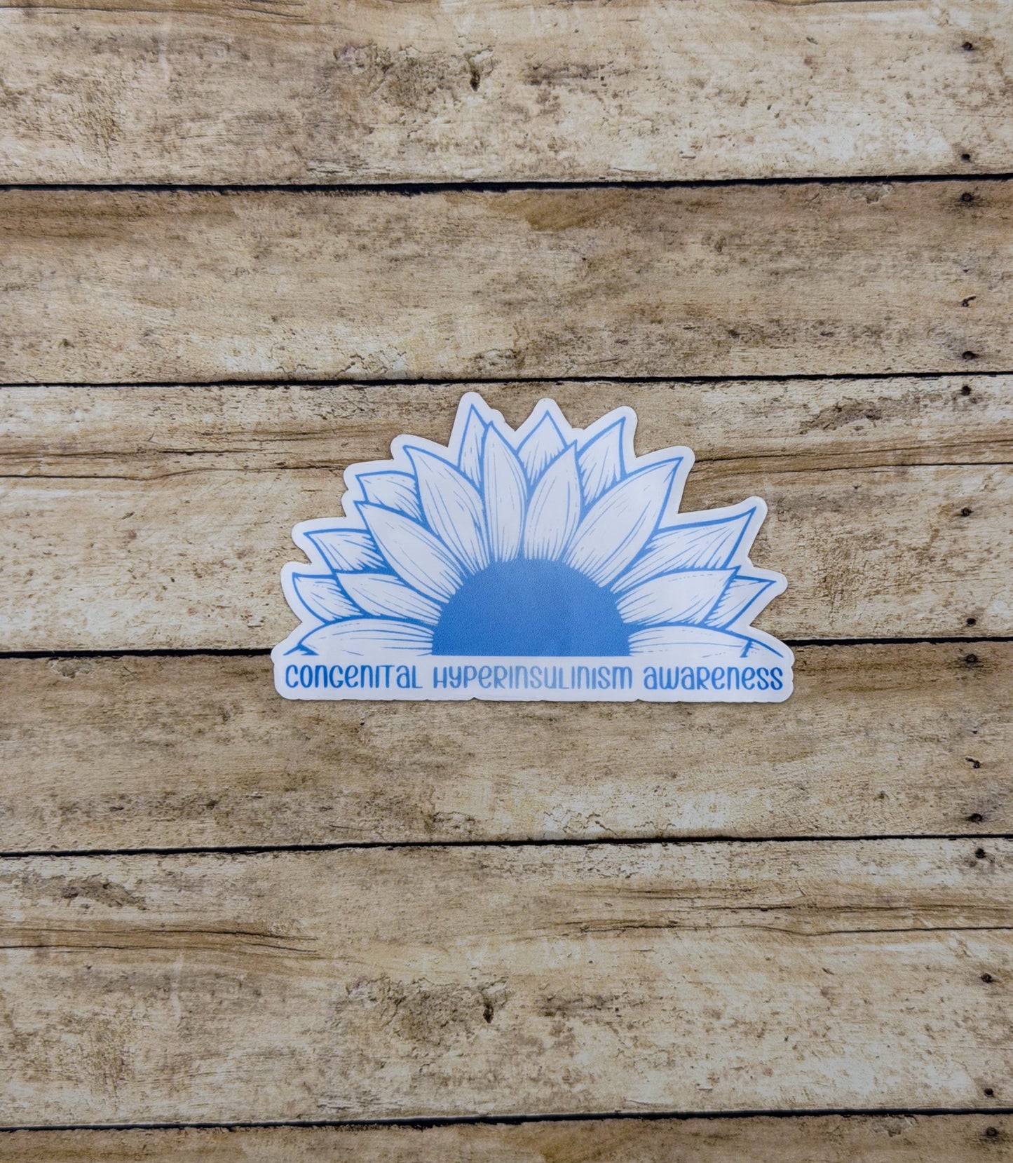 Congenital Hyperinsulinism Awareness Sunflower Sticker or Magnet