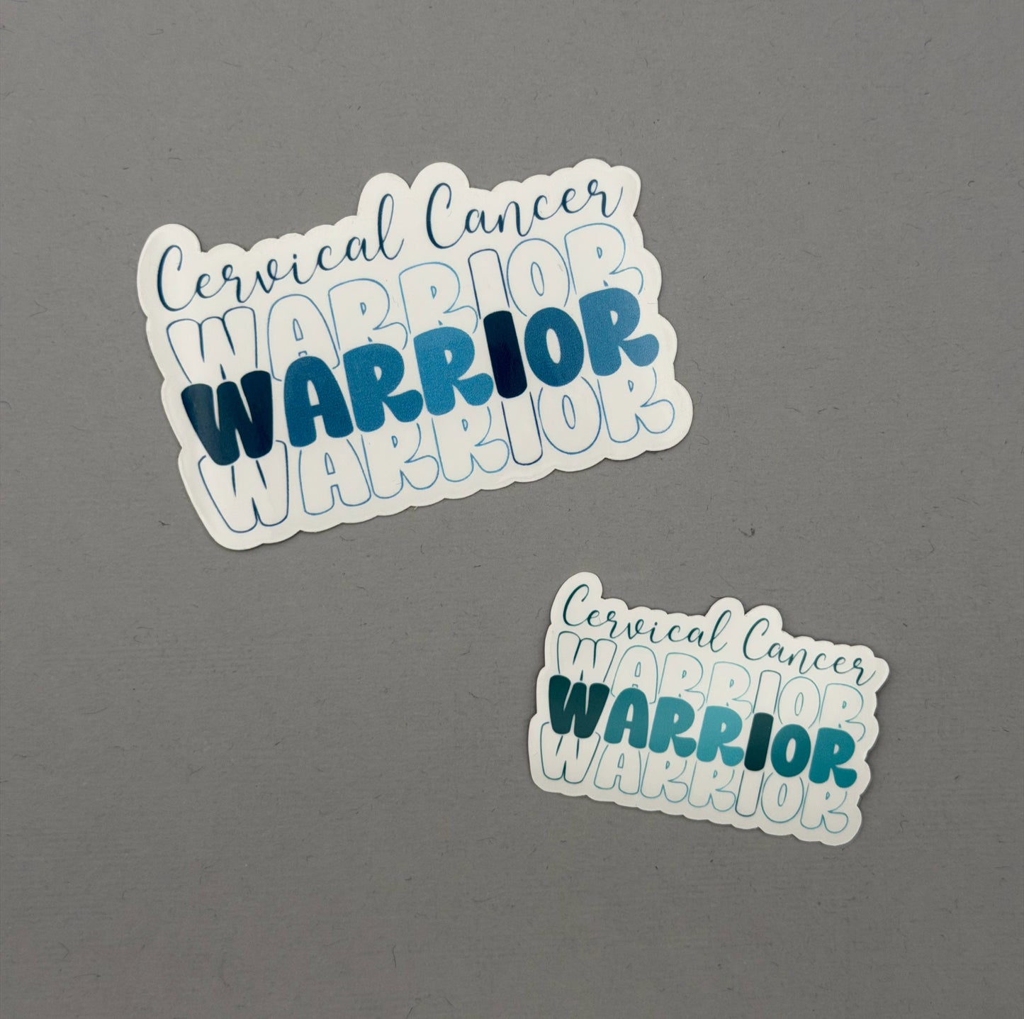 Cervical Cancer Warrior Sticker