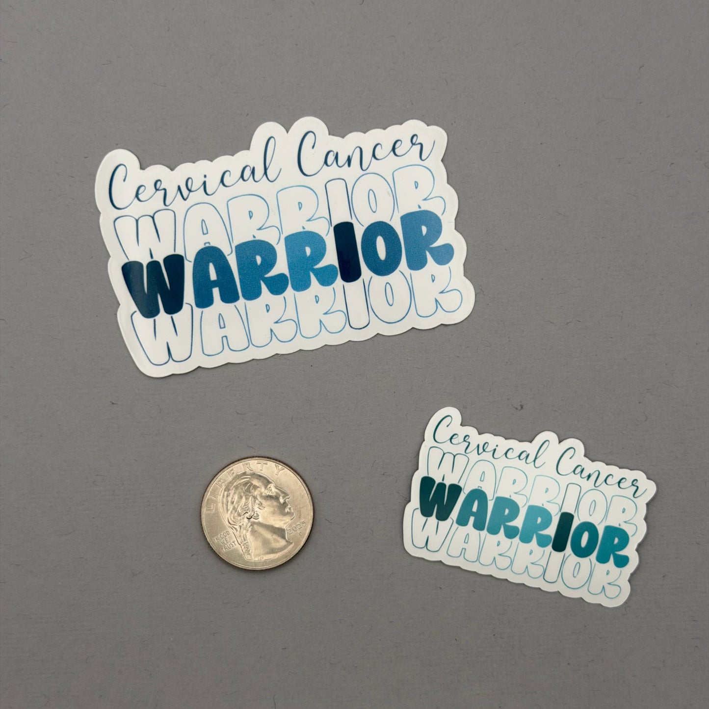 Cervical Cancer Warrior Sticker