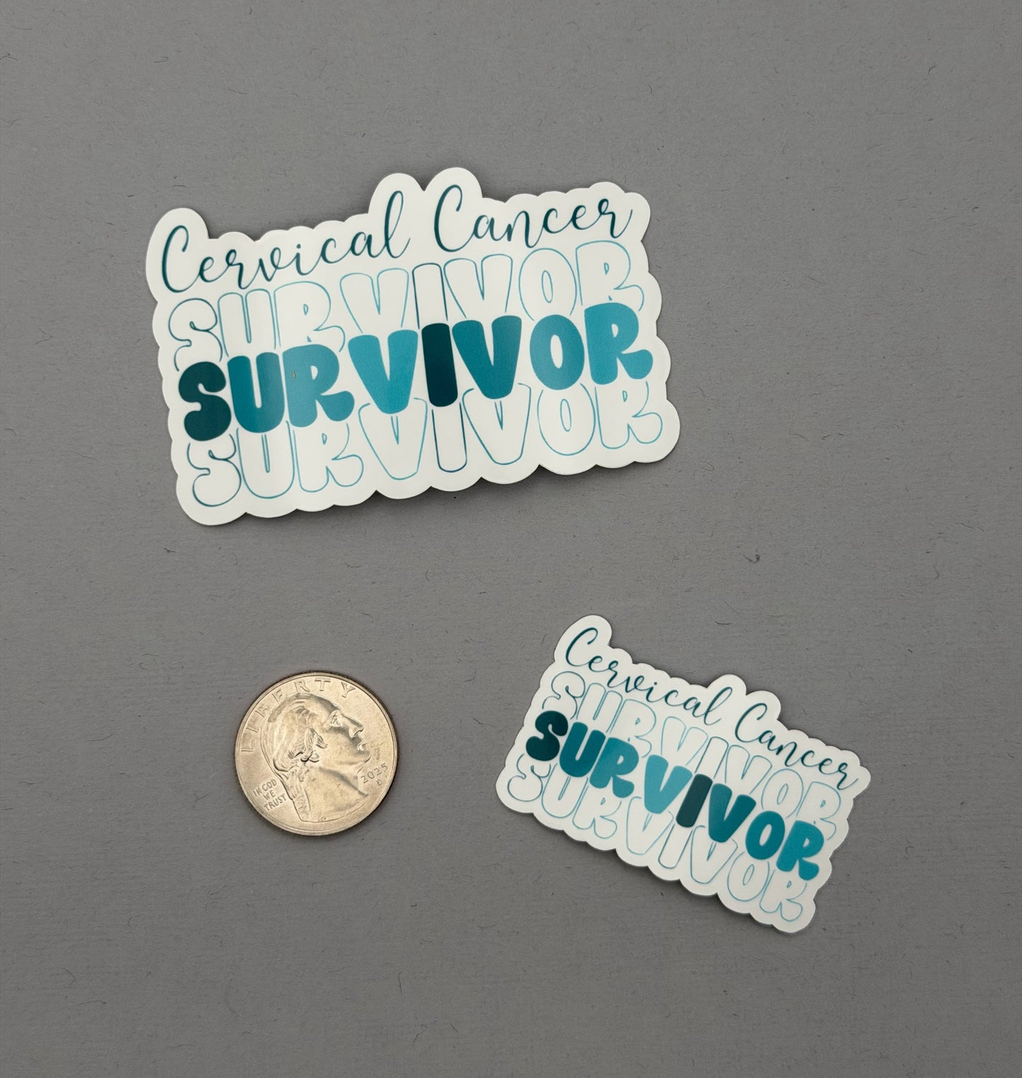 Cervical Cancer Survivor Sticker